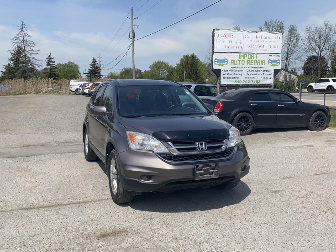 <p><span style=text-decoration: underline;><span style=font-size: 14pt;><strong>2011 HONDA CRV EX-L</strong></span></span></p><p>&nbsp;</p><p><span style=font-size: 14pt;><strong>CARS IN LOBO LTD. (Buy - Sell - Trade - Finance)&nbsp;<br />TEXT 24/7 - 226 927 2414<br />Office# - 519 666 2800</strong></span></p><p><span style=font-size: 12pt;>-> LOCATION&nbsp;<a title=Location  href=https://www.google.com/maps/place/Cars+In+Lobo+LTD/@42.9998602,-81.4226374,15z/data=!4m5!3m4!1s0x0:0xcf83df3ed2d67a4a!8m2!3d42.9998602!4d-81.4226374 target=_blank rel=noopener>6355 Egremont Dr N0L 1R0 - 6 KM from fanshawe park rd and hyde park rd in London ON</a><br />-> Quality pre owned local vehicles. CARFAX available for all vehicles&nbsp;<br />-> Certification is INCLUDED in price or ask about our AS IS pricing<br />-> We offer Extended Warranty on our vehicles inquire for more Info<br /></span><span style=font-size: small;><span style=font-size: 12pt;>-> All Trade ins welcome (Vehicles,Watercraft, Motorcycles etc.)</span><br /><span style=font-size: 12pt;>-> Financing Available on most vehicles&nbsp;<a title=FINANCING APP href=https://carsinlobo.ca/fast-loan-approvals/ target=_blank rel=noopener>APPLY NOW -> FINANCING APP</a></span><br /><span style=font-size: 12pt;>-> Register & license vehicle for you (Licensing Extra)</span><br /><span style=font-size: 12pt;>-> No hidden fees, Pressure free shopping & most competitive pricing.&nbsp;<br /></span></span></p><p><span style=font-size: small;><span style=font-size: 12pt;>MORE QUESTIONS? FEEL FREE TO CALL (519 666 2800)/TEXT (226 927 2414)/EMAIL (Sales@carsinlobo.ca)</span><br /></span></p>