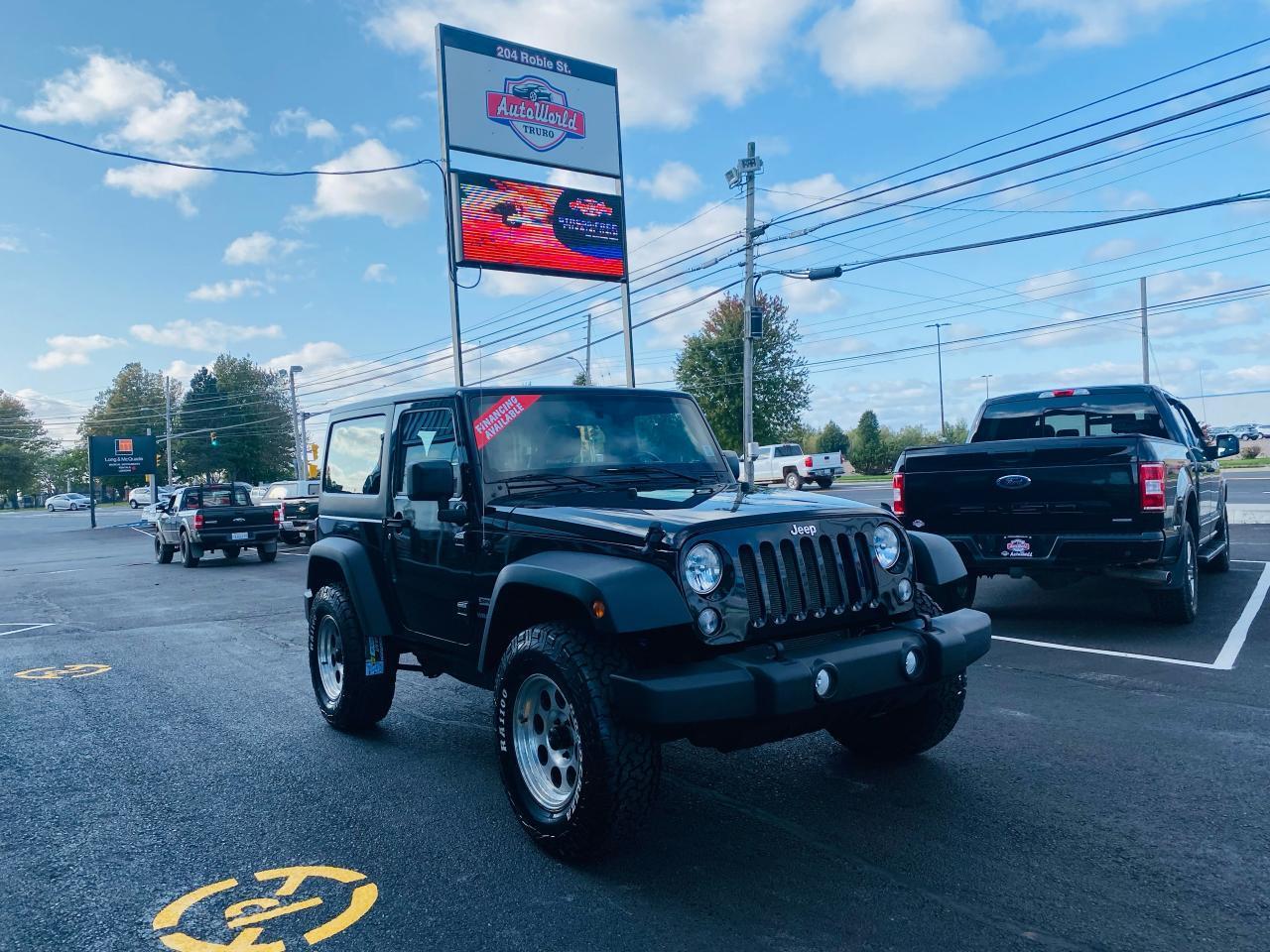 Used 2016 Jeep Wrangler SPORT for sale in Truro, NS