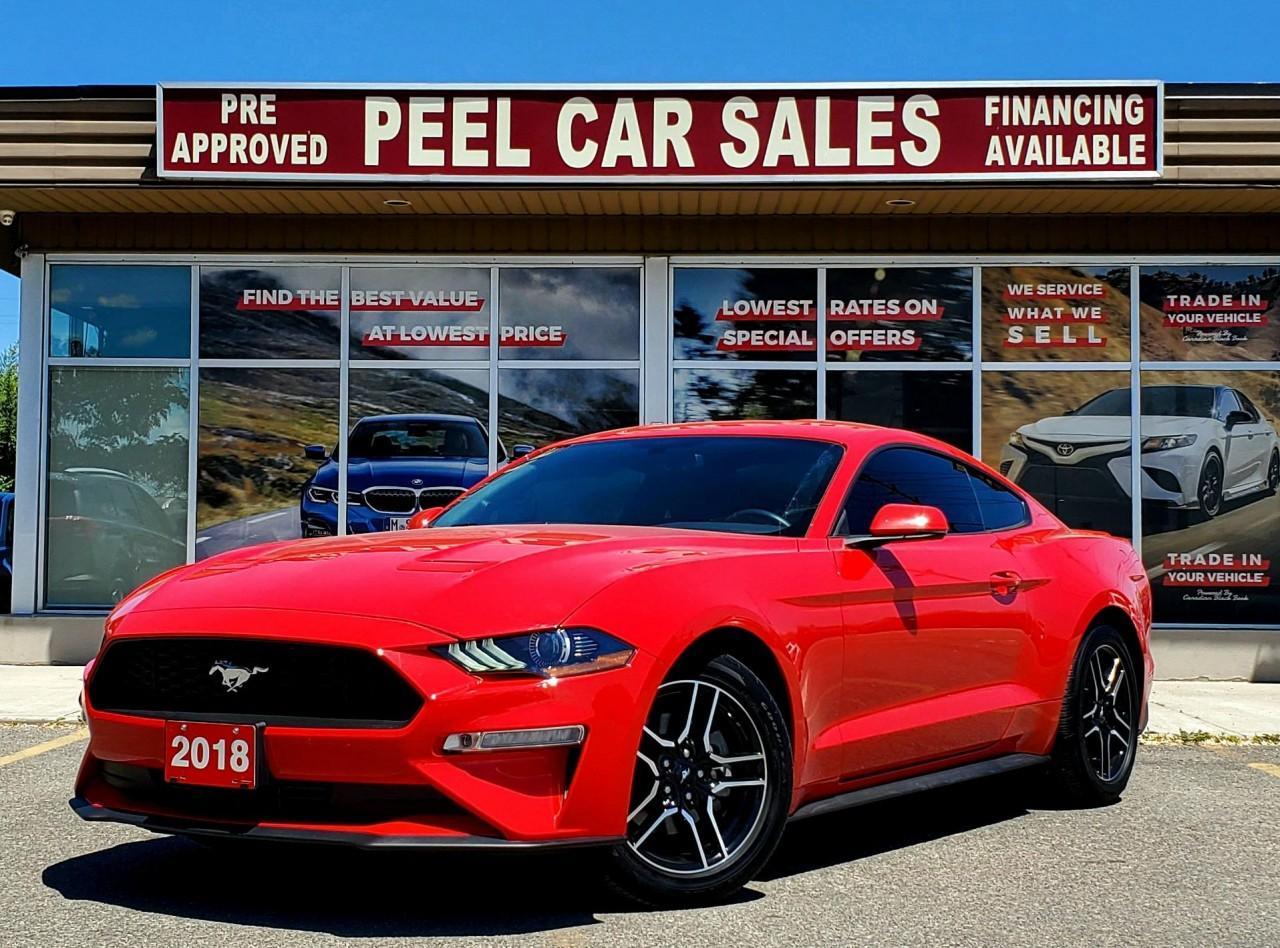 Used 2018 Ford Mustang ECOBOOST PREMIUM CLEANTITLE|NAVI|LEATHER|LOW-KMS|TOP-CONDITION|ONE-OWNER| for sale in Mississauga, ON