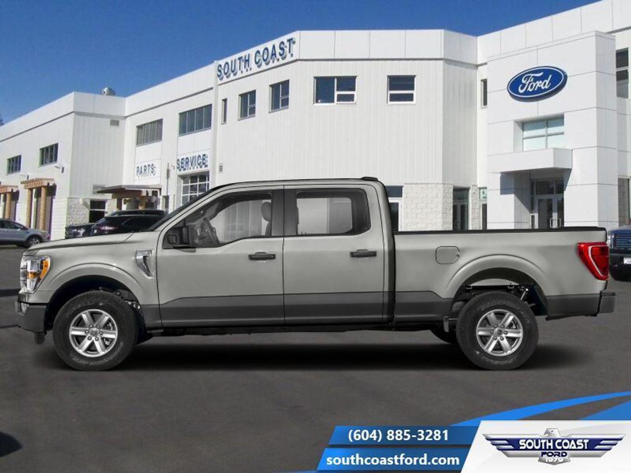<b>Remote Engine Start, Tailgate Step, 18 inch Aluminum Wheels, Power Sliding Rear Window, Power Folding Mirrors!</b><br> <br>   The Ford F-150 is for those who think a day off is just an opportunity to get more done. <br> <br>The perfect truck for work or play, this versatile Ford F-150 gives you the power you need, the features you want, and the style you crave! With high-strength, military-grade aluminum construction, this F-150 cuts the weight without sacrificing toughness. The interior design is first class, with simple to read text, easy to push buttons and plenty of outward visibility. With productivity at the forefront of design, the F-150 makes use of every single component was built to get the job done right!<br> <br> This iconic silver metallic Crew Cab 4X4 pickup   has a 10 speed auto transmission and is powered by a  400HP 3.5L V6 Cylinder Engine.<br> <br> Our F-150s trim level is XLT. Upgrading to the class leader, this Ford F-150 XLT comes very well equipped with remote keyless entry and remote engine start, dynamic hitch assist, Ford Co-Pilot360 that features lane keep assist, pre-collision assist and automatic emergency braking. Enhanced features include aluminum wheels, chrome exterior accents, SYNC 3 with enhanced voice recognition, Apple CarPlay and Android Auto, FordPass Connect 4G LTE, steering wheel mounted cruise control, a powerful audio system, cargo box lights, power door locks and a rear view camera to help when backing out of a tight spot. This vehicle has been upgraded with the following features: Remote Engine Start, Tailgate Step, 18 Inch Aluminum Wheels, Power Sliding Rear Window, Power Folding Mirrors, Xlt Sport Package. <br><br> View the original window sticker for this vehicle with this url <b><a href=http://www.windowsticker.forddirect.com/windowsticker.pdf?vin=1FTFW1E88NKF05065 target=_blank>http://www.windowsticker.forddirect.com/windowsticker.pdf?vin=1FTFW1E88NKF05065</a></b>.<br> <br>To apply right now for financing use this link : <a href=https://www.southcoastford.com/financing/ target=_blank>https://www.southcoastford.com/financing/</a><br><br> <br/>    2.99% financing for 84 months. <br> Buy this vehicle now for the lowest bi-weekly payment of <b>$408.45</b> with $0 down for 84 months @ 2.99% APR O.A.C. ( Plus applicable taxes -  and $595 Administration Fee included   / Total Obligation of $74934  ).  Incentives expire 2023-02-28.  See dealer for details. <br> <br>Call South Coast Ford Sales or come visit us in person. Were convenient to Sechelt, BC and located at 5606 Wharf Avenue. and look forward to helping you with your automotive needs. <br><br> Come by and check out our fleet of 20+ used cars and trucks and 50+ new cars and trucks for sale in Sechelt.  o~o