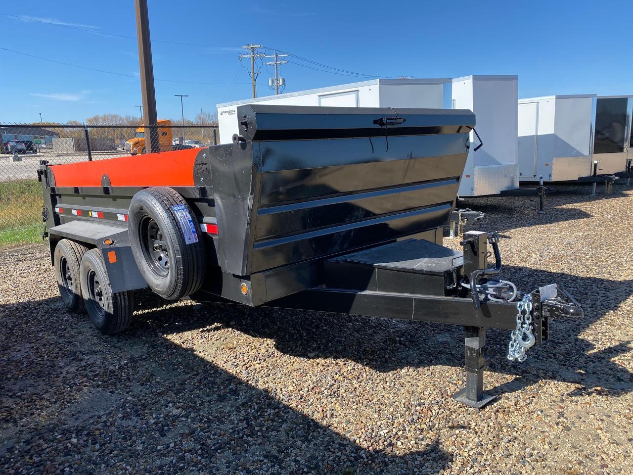 New 2024 Precision Dump Box Trailer 7' X 14' Precision Dump Trailer for sale in Elie, MB