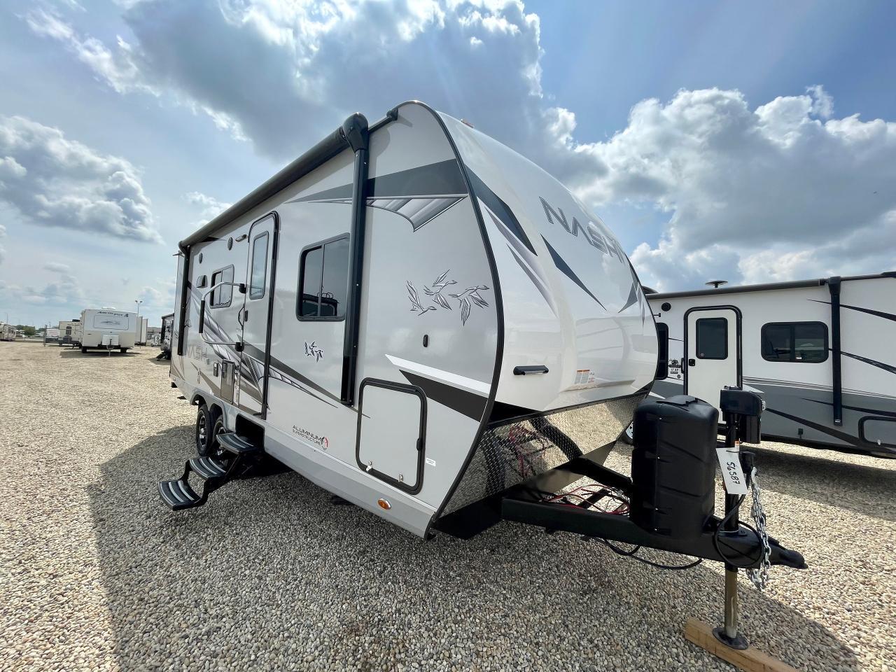 <p><strong>Optional Equipment:</strong></p><p>Thermal Pane Windows</p><p><strong>Standard Features:</strong></p><p>Northwood Built Chassis, Full Weld Thick Wall Aluminum Construction, Corona Treated Fiberglass, High Density Block Foam Insulation, Diamond Plate Gravel Guard, Cathedral Arched Ceiling, Fiberglass Front Cap, Heated and Enclosed Holding Tanks</p><p>2 Accessory Hitch, Phatt Ladder & Roof Rack, 12V Power Jack, Manual Stabilizer Jacks, Shocks on all 4 Wheels, Heavy Duty Greaseable Suspension, EZ Lube Axles with Nev-R Adjust Brakes, Pass Through Storage with Magnetic Catches,&nbsp;</p><p>LED Lighting, 45W Solar Panel, Microwave, 7 Cu Ft LP/AC Refrigerator, Interior Command Center, Charge Wizard, LPG Quick Connect, Black Water Flush System, Exterior Shower, Winterization & Bypass System, 10 Gal Gas/Elec Water Heater, Ducted AC with Digital T-Stat, Exterior Speakers, 12V LED Awning, TV Antenna, Battery Disconnect</p>