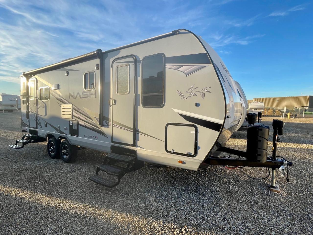 <p><strong>Optional Equipment:</strong></p><p>Thermal Pane Windows</p><p>32 LED TV</p><p>Fantastic Fan</p><p><strong>Standard Features:</strong></p><p>Northwood Built Chassis, Full Weld Thick Wall Aluminum Construction, Corona Treated Fiberglass, High Density Block Foam Insulation, Diamond Plate Gravel Guard, Cathedral Arched Ceiling, Fiberglass Front Cap, Heated and Enclosed Holding Tanks</p><p>2 Accessory Hitch, Phatt Ladder & Roof Rack, 12V Power Jack, Manual Stabilizer Jacks, Shocks on all 4 Wheels, Heavy Duty Greaseable Suspension, EZ Lube Axles with Nev-R Adjust Brakes, Pass Through Storage with Magnetic Catches,&nbsp;</p><p>LED Lighting, 45W Solar Panel, Microwave, 7 Cu Ft LP/AC Refrigerator, Interior Command Center, Charge Wizard, LPG Quick Connect, Black Water Flush System, Exterior Shower, Winterization & Bypass System, 10 Gal Gas/Elec Water Heater, Ducted AC with Digital T-Stat, Exterior Speakers, 12V LED Awning, TV Antenna, Battery Disconnect</p>