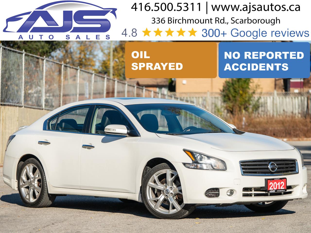 CLEAN CarFax, Fully loaded, OIL SPRAYED, 204K, 3.5L V6 290HP, CERTIFIED (incl. in price), AC, Auto, BT, Backup camera, Leather, 2 One-touch windows, 6 CD in-dash changer, Anti-theft system, Moonroof, Auto climate control, Proximity key-less entry, Push-button start, Traction control, Tilt and telescopic steering wheel, Variable intermittent wipers and much much more      .<br><br>Lots of other SEDANS (in different colors     BLACK, GREY, BLUE, WHITE) in our INVENTORY TO CHOOSE FROM!  Please call and ask us for further details or the full list of cars. CALL US, we may have others IN STOCK that are NOT ADVERTISED.<br><br>Buy with confidence from an OMVIC & UCDA registered dealer. Since 2018 AJS Auto Sales has been serving the local communities of the Greater Toronto Area and national customers across Canada! <br>To understand how much we value your customer experience, please check out our excellent Google reviews at: <br><a href=https://www.google.com/maps/place/AJS>https://www.google.com/maps/place/AJS</a> Auto Sales/@43.6993233,-79.2654427,17z/data=!4m8!3m7!1s0x89d4cef37bcd2529:0x8492fd0d88ffef96!8m2!3d43.6993233!4d-79.2654427!9m1!1b1!16s/g/11hd5bcgg9?entry=ttu<br><br>All-in pricing (plus HST and licensing). All cars sold CERTIFIED for the posted price (unless otherwise noted). All of our CERTIFIED vehicles come with: a thorough certification inspection, a free CarFax and a 90-day free Sirrus/XM subscription/trial (if vehicle is equipped).<br><br>Financing & third-party warranty available, all credit types are acceptable (bankruptcy, divorce, new Canadian, self-employed, student)     we can get a deal done for you! Apply through our secure online credit application process at: <a href=http://www.ajsautos.ca/financing/>http://www.ajsautos.ca/financing/</a><br><br>We specialize in all types and brands of vehicles! Whether you need a small sedan or hatchback, small to large SUVs, or even ex-police vehicles, we have something for you! And if there is nothing in our stock that appeals to you, let us know - we can find what you   re looking for! Check out our brokerage service at: <a href=https://www.ajsautos.ca/brokerage-services/>https://www.ajsautos.ca/brokerage-services/</a><br><br>We consider all trades, even if you have to tow it in! <br><br>A basic detail is included when the vehicle is sold. At your request, for a charge for $249 (plus HST), we perform a sanitized, luxurious detailing of the interior of your new purchase.<br><br>A family-run dealership that specializes in quality pre-owned vehicles! <br><br>AJS Auto Sales, 416.500.5311, www.ajsautos.ca.<br><br>Note: AJS Auto Sales reserves the right to refuse a cash payment.<br><br>Note: Stock photos may have been used for this ad     representing year, make, model, options and color. Some ex-police cars may not have radios.<br>