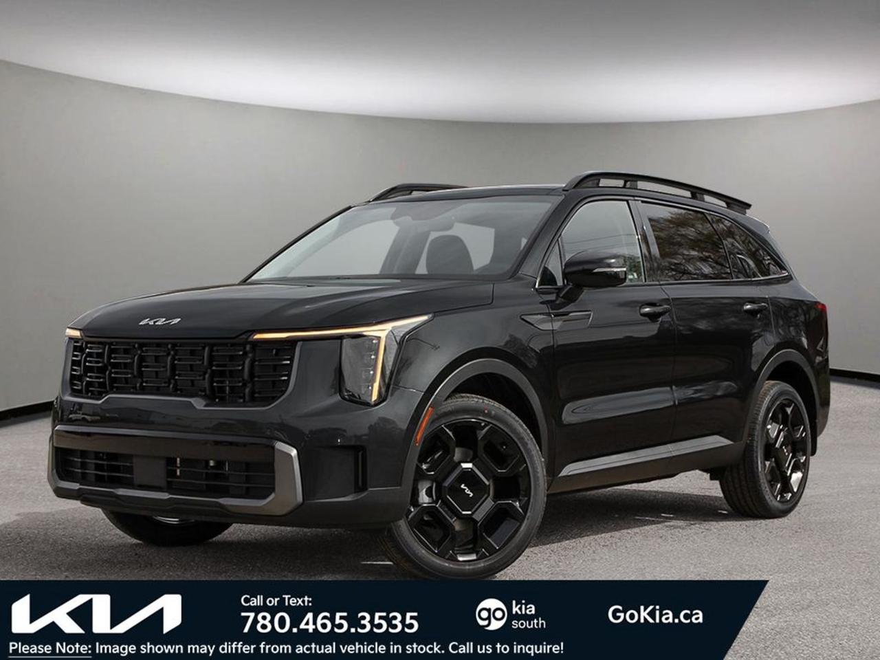 KIA SORENTO X-LINE 2.5T AWD; LEATHER, PANORAMIC SUNROOF, HEATED SEATS, HEATED WHEEL, KIA CONNECT APP, NAV, BACKUP CAMERA, ANDROID AUTO/APPLE CARPLAY!!!!IN HOUSE FINANCING, IN HOUSE LEASING AVAILABLE O.A.C.The all-new 2024 KIA SORENTO X-LINE 2.5T AWD is Newly upgraded!! Very nicely equipped with features and comes with:Powertrain & Mechanical:2.5L Turbo GDI8 Speed Auto DCTHigher Ground Clearance (+33mm)ISGMDPSManual Tilt & Telescopic Steering Wheel4 Disc BrakesAnti-Lock Braking System(ABS)ElectronicStability Control (ESC)Downhill Brake Control (DBC)Hill Assist Control (HAC)Trailer Stability Assist(TSA)Electric Parking Brake with AutoholdAuto Child LockSafety:9 Airbags (Added Rear Side Airbags + Drivers Knee Airbag)Smart Cruise Control(SCC) with Stop & GoBlind Spot Collision Avoidance Assist Rear (BCA-R)Lane Keep Assist(LKA)Tire Pressure Monitoring SystemIntelligent Speed Limit Assist (ISLA)Manual Speed Limit Assist (MSLA)Forward Collision Avoidance(FCA) 1.5Parking Distance Warning(PDW)-Forward/ReverseRear View Monitor(RVM) with Parking Guidance DynamicRear Occupant Alert (Sensor)Lane Following Assist (LFA)Highway Driving Assist (HDA) 1Exterior:20 X-Line Alloy WheelTemporary Spare TireLED Projection Head Lamps Laminated Front windowsLED Position LampLED DRLRear Spoiler With LED HMSLSide Repeater LampSolar Windshield and Front Door GlassesAcoustic WindshieldDark Satin BeltlineMud GuardsSmart Power LiftgateLED TaillightsGloss Black Radiator GrillePanoramic SunroofBridge Type Roof RailSilver Painted Front and Rear Skid PlateTechnology:Smart Key & Push Button StarterImmobilizerCentral Door Lock Driver & Passenger Control12.3 Multimedia Interface with AM/FM/MP3, HD Radio, Satellite RadioAndroid Auto, Apple CarPlayBluetooth & Voice RecognitionKia Connect4TFT LCD Cluster6 SpeakersDay & Night Rear View MirrorLow Washer Fluid WarningDrive Mode Select (DMS)Accessory Power Outlet (Rear)Power Outlet; Luggage Side (RH)USB Charger Front Tray (1 Port)USB Charger Luggage Side (1Port)ECM with Home link (Electronic Chromic Mirror)Wireless ChargerNavigationPaddle ShifterComfort:7 SeaterEasy Walk-In 2nd row slide60:40 Split Folding & Dive 2nd row with Center Armrest with Cupholder50:50 Split Folding Down 3rd RowAuto foldnig 3rd row headrestHeated Front SeatsSeat Back Panel Pocket2nd Row Remote FoldingIlluminated Vanity MirrorsManual Climate ControlRear Console Ventilation Duct2nd& 3rdRow Heating DuctPTC Heater5:5 Split Folding 2nd rowPremium Seat Back Panel (Front)Leather Steering Wheel & AT KnobHeated Steering WheelDual Zone Auto Climate ControlAuto Window DefoggerPre Wire Trailer PackageX-Line InteriorHeated Rear SeatsLED Interior LightsLED Cargo LampWood Grain Center FaciaVisit Go Kia South for the best 2024 Kia Sorento Edmonton has to offer! Its a perfect SUV for life in Edmonton, with its advanced tech, bold new design, and all-weather all-wheel drive. Edmonton Kia Sorento drivers love the 7-passenger seating, the spacious cabin with second-row captains chairs. Since every feels like theyre sitting in first class, its easy to see why this is the Kia Sorento Edmonton loves. For a family-friendly SUV with a 10.25 multimedia touch screen, Apply Carplay/Android Auto, advanced forward and blind spot collision avoidancethats still easy on the walletget into the 2024 Kia Sorento, Edmonton.Find out today why KIA has been the #1 pick for 6 consecutive years by J.D. Power for Initial Quality Study (IQS) for a mass-market automotive brand!!! Were so sure of our vehicles that we offer an industry leading 5-year/100,000 km worry-free comprehensive warranty covering virtually the entire vehicle, and a 5-year/100,000 km Powertrain Warranty covering the engine, transmission, axles, differentials and driveshafts.Go Kia has the right Kia to suit your needs! Our professional sales team speaks your language, literally  we speak several different languages, including Bangla, Hindi, Urdu, Punjabi, and Korean. We want to help you find the Kia that fits both your lifestyle and budget! Visit or call us today and check out our Google reviews  they tell our story!Call us at 780-465-3535 or email us at EIafolla@gokia.ca for more infoAt Go Kia, were happy to help! Proudly serving Edmonton and all of Alberta including St. Albert, Wetaskiwin, Fort McMurray, Grande Prairie, Drayton Valley, Nisku, Leduc, Rimby, Hinton, St. Paul, Lloydminster, Edson and all of western Canada!AMVIC Licensed Business.   **Price includes all fees and delivery and destination charge**Special pricing applies to cash purchase only and not applicable for subvented financing, other offers may be available.