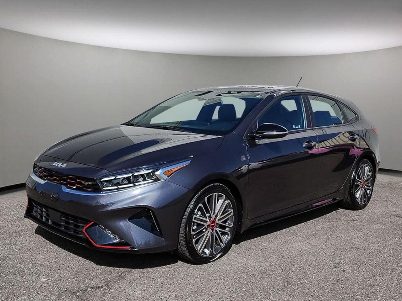 KIA FORTE 5 GT 1.6T LIMITED; NAV, HARMAN/KARDON, LEATHER, UVO, SMART KEY, SUNROOF, BLIND-SPOT, QI, HEATED/COOLED SEATS, BACKUP CAMERA, ANDROID AUTO, APPLE CARPLAY!!!IN HOUSE FINANCING, IN HOUSE LEASING AVAILABLE O.A.C.Forte GT 1.6T LIMITED Extras;Leather seats,Harmon/Kardon premium audio,Ventilated seats,Heated rear seats,Smart cruise control,Advanced Forward Collision Avoidance Assist (FCA),Power drivers seat,10.25 Touch screen with navigation and backup cameraPlus all the features from the Forte GT 1.6T:Technology;1.6L turbo engine with 201 HP,7 speed dual-clutch sport transmission,UVO intelligence,Smart key with push-button start,Wireless QI charger,Apple CarPlay and Android Auto,Bluetooth with AM/FM/USB player,Cruise control,Comfort;Dual-zone climate control with auto window defog,Power windows/locks/mirrors,Automatic headlights,Sport leather steering wheel,Multi-function steering wheel,Winter Comfort;Heated seats,Heated steering wheel,Heated mirrors,UVO Intelligence App;Remote start with remote climate control,Remote door lock/unlock, horn/lights, status check,Maintenance alert, Monthly vehicle health report,Auto diagnostic trouble code notification with on-demand diagnostics,Driving information,Automatic collision notification with S.O.S. emergency assistance,Enhanced roadside assistance,Find My Car,Destination search,Safety;Forward Collision Avoidance (FCA)Blind Spot Detection Warning,Rear cross traffic alert (RCTA),Lane keep assist (LKA),Tire pressure monitoring system (TPMS),6 airbags,4 Wheel disk brakes with ABS,Electronic stability control (ESC),Hill assist control (HAC),Vehicle immobilizer,Exterior;Sunroof,GT appearance package,Larger front disk brakes,18 Alloy wheels,LED daytime running lights and positioning lights,If you are interested and need more information call or message our sales team, we will be glad to help you now!!Our knowledgeable sales staff will help assist you with every step. To book a test drive or receive further information give us a call at (780)-465-3535 or email us: kiahmed@gokia.caAt Go Kia, were happy to help! Proudly serving Edmonton and all of Alberta including St. Albert, Wetaskiwin, Fort McMurray, Grande Prairie, Drayton Valley, Nisku, Leduc, Rimby, Hinton, St. Paul, Lloydminster, Edson, and all of Western Canada!An AMVIC Licensed Business. Value Priced vehicles are aggressively priced and may require some additional mechanical or cosmetic repairs, all disclosed on a Vehicle Assessment Report!This vehicle may be leased or financed by anyone*, however, due to the recent increase in fraudulent vehicle purchase activity, Go Kia reserves the right to decline a transaction on suspicion of non-retail intentions including but not limited to wholesaling or exporting.*on approved credit, see dealer for details