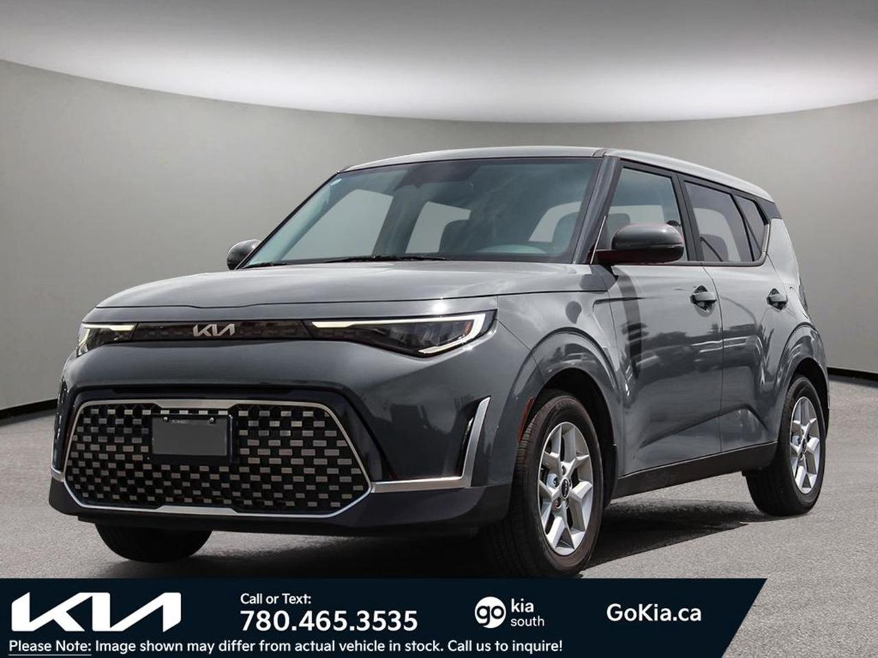 IN HOUSE FINANCING, IN HOUSE LEASING AVAILABLE O.A.C.KIA SOUL EX PREMIUM; KIA CONNECT, NAV, SMART KEY, LEATHER, SUNROOF, LED LIGHTS, BLIND-SPOT, HEATED SEATS/WHEEL, QI, BACKUP CAMERA, ANDROID AUTO, APPLE CARPLAY!!!The 2025 KIA SOUL EX PREMIUM is very nicely equipped with features and comes with:SOUL EX PREMIUM Extras;Leather-trimmed seats,UVO Intelligence App,Smart key with push-button start,10.25 Touchscreen with integrated navigation,Mood lamps,Dual-zone auto climate control,Auto-dimming rear-view mirror,18 Alloy wheels,Leather Multi-function steering wheel,KIA Connect App;Remote start with remote climate control,Remote door lock/unlock, horn/lights, status check,Maintenance alert, Monthly vehicle health report,Auto diagnostic trouble code notification with on-demand diagnostics,Driving information,Automatic collision notification with S.O.S. emergency assistance,Enhanced roadside assistance,Find My Car,Destination search,Plus all the features from the SOUL EX+:Technology;Wireless QI charger,Backup camera,Apple CarPlay and Android Auto,Bluetooth with AM/FM/USB player,Cruise control,Idle stop and go10.25 Multimedia Interface with Navigation (w/ Satellite Radio)Kia ConnectComfort;Power windows/locks/mirrors,Automatic headlights,Leather multi-function steering wheel,Winter Comfort;Heated steering wheel,Heated washer nozzle,Heated seats,Heated mirrors,Safety;Blind Spot Detection Warning,Rear cross traffic alert,Forward Collision Avoidance Assist (FCA),Lane Keep Assist (LKA),6 airbags,4 Wheel disk brakes with ABS,Electronic stability control (ESC),Hill assist control (HAC),Tire pressure monitoring system (TPMS),Vehicle immobilizer,Exterior;Sunroof,LED Headlights, fog lights, and taillights,18 Alloy wheels,LED daytime and positioning lights,Visit Go Kia South for the best 2025 Kia Soul Edmonton has to offer! The Car Guides Best Buy New SUV of the Year is now even more assertive from the front. Form always meets function with the Souls bold, confident design, allowing Edmonton Kia Soul drivers to make the most out of every moment on the road. The Souls new in-cabin ambient lighting can react to your music, creative a fun lightshow for yourself as you drive. It has a 10.25 touchscreen, Harmon Kardon Premium Sound, and Apple Carplay and Android Auto. Thats why this is the Kia Soul Edmonton loves. Its never looked like anything else on the road. Take your game to a whole new level in 2025 with the new Kia Soul, Edmonton.Find out today why KIA has been the #1 pick for 6 consecutive years by J.D. Power for Initial Quality Study (IQS) for a mass-market automotive brand!!! Were so sure of our vehicles that we offer an industry leading 5-year/100,000 km worry-free comprehensive warranty covering virtually the entire vehicle, and a 5-year/100,000 km Powertrain Warranty covering the engine, transmission, axles, differentials and driveshafts.Go Kia has the right Kia to suit your needs! Our professional sales team speaks your language, literally  we speak several different languages, including Bangla, Hindi, Urdu, Punjabi, and Korean. We want to help you find the Kia that fits both your lifestyle and budget! Visit or call us today and check out our Google reviews  they tell our story!At Go Kia, were happy to help! Proudly serving Edmonton and all of Alberta including St. Albert, Wetaskiwin, Fort McMurray, Grande Prairie, Drayton Valley, Nisku, Leduc, Rimby, Hinton, St. Paul, Lloydminster, Edson and all of western Canada!Call or text us at (780)-465-3535 or email eiafolla@gokia.caAn AMVIC Licensed Business.   **Price includes all fees and delivery and destination charge**Special pricing applies to cash purchase only and not applicable for subvented financing, other offers may be available.