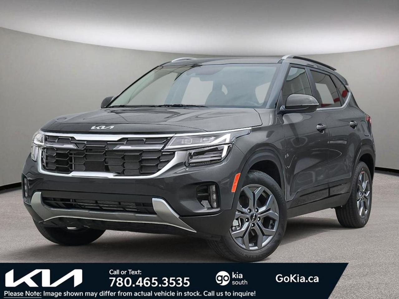 KIA SELTOS EX AWD; LEATHER, SUNROOF, SMART KEY, CAR STARTER, HEATED SEATS/WHEEL, BACKUP CAMERA, BLIND-SPOT, ANDROID AUTO, APPLE CARPLAY!!!IN HOUSE FINANCING, IN HOUSE LEASING AVAILABLE O.A.C.The all-new 2025 KIA SELTOS EX AWD is our newest subcompact SUV built from the ground up with the driver in mind. Very nicely equipped with features and comes with:Seltos EX AWD Extras;Leather seats,Sunroof,Smart key with push button start,Remote car starter,Heated steering wheel,Blind Spot Collision Avoidance Assist,Rear Cross Traffic Avoidance Assist,Forward Collision Avoidance Assist (FCA),Lane Keep Assist (LKA)Lane Follow Assist (LFA)LED rear taillights,Automatic climate control with air conditioning,Leather multi-function steering wheel,Plus all the features from the Seltos LX AWD:Technology;DynaMax Intelligent All-Wheel Drive,8 Touch screen with backup camera,Apple CarPlay and Android Auto,Bluetooth with AM/FM/USB player,Idle stop and go technology,Cruise control,Comfort;Automatic climate control with air conditioning,Power windows/locks/mirrors,Automatic headlights,Leather multi-function steering wheel,SunroofWinter Comfort;Heated seats,Heated washer nozzles,Heated mirrors,Safety;Blind spot monitoring system with rear cross traffic alert,Safe exit assist,6 airbags,4 Wheel ABS disk brakes,Electronic stability control,Hill assist control.Downhill brake control,Vehicle immobilizer,Tire pressure monitor system,Rear seat Occupant alert,Exterior;17 Alloy wheels,Bi-function projection headlamps,Projection foglamps,Roof rails,Why keep searching for your next vehicle when youve already found the best bang-for-your-buck 2025 Kia Seltos Edmonton has to offer? This all-new SUV has available All-Wheel Drive, to provide better traction and handling in any driving conditions. With Drive Mode Select, you can enjoy your preferred ride in the Kia Seltos, Edmonton  relaxing, fuel-efficient or sporty  whenever you want it. This Edmonton Kia Seltos has an available Advanced Forward Collision-Avoidance Assist system, Apple Carplay and Android Auto, and Lane Follow Assist. So, if youre looking for a 2025 Kia Seltos for sale in Edmonton, visit Go Kia South today!Find out today why KIA has been the #1 pick for 6 consecutive years by J.D. Power for Initial Quality Study (IQS) for a mass-market automotive brand!!! Were so sure of our vehicles that we offer an industry leading 5-year/100,000 km worry-free comprehensive warranty covering virtually the entire vehicle, and a 5-year/100,000 km Powertrain Warranty covering the engine, transmission, axles, differentials and driveshafts.Go Kia has the right Kia to suit your needs! Our professional sales team speaks your language, literally  we speak several different languages, including Bangla, Hindi, Urdu, Punjabi, and Korean. We want to help you find the Kia that fits both your lifestyle and budget! Visit or call us today and check out our Google reviews  they tell our story!Call us at 780-465-3535 or email us at EIafolla@gokia.ca for more infoAt Go Kia, were happy to help! Proudly serving Edmonton and all of Alberta including St. Albert, Wetaskiwin, Fort McMurray, Grande Prairie, Drayton Valley, Nisku, Leduc, Rimby, Hinton, St. Paul, Lloydminster, Edson and all of western Canada!AMVIC Licensed Business.   **Price includes all fees and delivery and destination charge**Special pricing applies to cash purchase only and not applicable for subvented financing, other offers may be available.