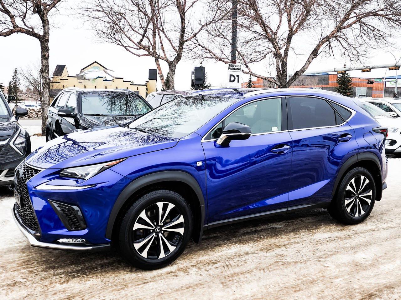 Recent Arrival! Blue 2019 Lexus NX 300 Base AWD 6-Speed Automatic 2.0L 16V DOHC4-Wheel Disc Brakes, 8 Speakers, ABS brakes, Air Conditioning, Alloy wheels, AM/FM radio: SiriusXM, Auto High-beam Headlights, Automatic temperature control, Brake assist, CD player, Driver door bin, Driver vanity mirror, Dual front impact airbags, Dual front side impact airbags, Electronic Stability Control, Exterior Parking Camera Rear, Four wheel independent suspension, Front anti-roll bar, Front Bucket Seats, Front dual zone A/C, Front fog lights, Front reading lights, Fully automatic headlights, Heated door mirrors, Illuminated entry, Knee airbag, Leather Shift Knob, Leather steering wheel, Low tire pressure warning, Occupant sensing airbag, Outside temperature display, Overhead airbag, Panic alarm, Passenger door bin, Passenger vanity mirror, Power door mirrors, Power driver seat, Power passenger seat, Power steering, Power Tilt & Slide Moonroof/Sunroof, Power windows, Radio data system, Rear anti-roll bar, Rear window defroster, Rear window wiper, Remote keyless entry, Security system, Speed control, Speed-sensing steering, Split folding rear seat, Spoiler, Steering wheel mounted audio controls, Tachometer, Telescoping steering wheel, Tilt steering wheel, Traction control, Trip computer, Turn signal indicator mirrors, Variably intermittent wipers.IN HOUSE FINANCING, IN HOUSE LEASING AVAILABLE O.A.C.If you are interested and need more information call or message our sales team, we will be glad to help you now!!Our knowledgeable sales staff will help assist you with every step. To book a test drive or receive further information give us a call at (780)-465-3535 or email us: kiahmed@gokia.caAt Go Kia, were happy to help! Proudly serving Edmonton and all of Alberta including St. Albert, Wetaskiwin, Fort McMurray, Grande Prairie, Drayton Valley, Nisku, Leduc, Rimby, Hinton, St. Paul, Lloydminster, Edson, and all of Western Canada!An AMVIC Licensed Business. Value Priced vehicles are aggressively priced and may require some additional mechanical or cosmetic repairs, all disclosed on a Vehicle Assessment Report!This vehicle may be leased or financed by anyone*, however, due to the recent increase in fraudulent vehicle purchase activity, Go Kia reserves the right to decline a transaction on suspicion of non-retail intentions including but not limited to wholesaling or exporting.*on approved credit, see dealer for details