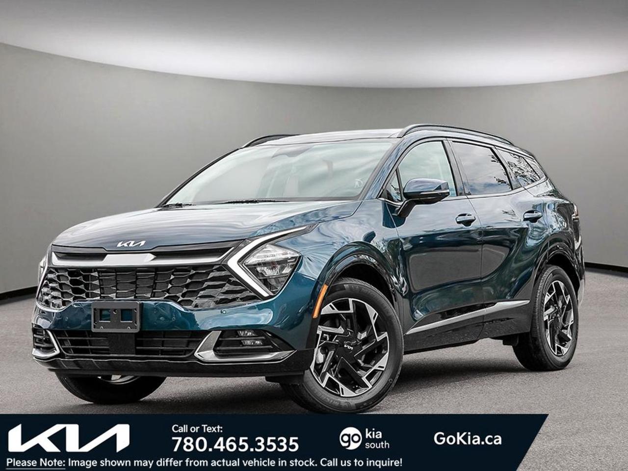 IN HOUSE FINANCING, IN HOUSE LEASING AVAILABLE O.A.C.EX PREMIUM AWD; LEATHER, HEATED/COOLED FRONT SEATS, HEATED REAR SEATS, NAVIGATION, KIA CONNECT, BACKUP CAMERA, QI WIRLESS CHARGING, REMOTE START, PUSH BUTTON START, ANDROID AUTO, APPLE CARPLAY!!!The All-New 2025 Sportage EX Premium AWD Key Features Include:Powertrain & Mechanical:2.5L GDI 4-cylinder engine8-Speed Auto TransmissionDrive Mode SelectIdle Stop and GoTrailer Package Pre-WiringAll-Wheel Drive Safety:8 airbagsElectronic Parking Brake4 Wheel ABS Disc BrakesElectronic Stability ControlHill Assist ControlDownhill Brake ControlTrailer Stability AssistTemporary Spare TireAutomatic HeadlightsImmobilizerLow Washer Fluid WarningTire Pressure Monitoring SystemForward Collision Avoidance AssistLane Keep & Follow AssistRear Seat Occupant AlertRear-View Camera w/ Dynamic Parking GuidelinesBlind Spot Collision Avoidance AssistRear Cross Traffic Avoidance AssistRear Parking SensorsSmart Cruise Control with Stop & GoAdvanced Forward Collision Avoidance Assistance - JunctionFront and Rear Parking Sensors Exterior:19 Alloy WheelsLED multi-reflection headlampsLED DRL & Positioning LightsCombi LED & Bulb Rear TaillightsRear Spoiler with LED High Mounted Stop LightRoof RailsHeated, Electric Adjustable Body Colour Side-view MirrorsRear Privacy Tint GlassBody Colour Door HandlesAcoustic Laminated WindshieldFR and RR Mud GuardsSide-view Mirror Repeater Lamp Comfort:Cloth SeatsHeated Front SeatsTilt & Telescopic S/WDriver Seat Height Adjustment60/40 Split Folding Rear SeatsIlluminated and Sliding Sun visorsPower Windows w/ DR AT DownAir ConditioningKeyless EntryCentral Door LockS/W Audio ControlsCruise Control4.2  TFT Cluster12V Power OutletUSB charger and media input portRear Air VentsRear Floor Heating DuctDual Zone Climate ControlAuto Defog ClimateInterior LED LightingUSB ChangerQuilt Pattern Synthetic LeatherMemory Driver SeatPower Passenger SeatAir-Cooled Front SeatsHeated Rear SeatsPremium PedalsPremium Door ScuffsSatin Chrome Interior HandlesTechnology:8 Display AudioAndroid Auto / Apple CarplayBluetooth6 SpeakersSmart Key & Push Button StartRemote Car StarterWireless Cell Charger12.3 Navigation (HD/SXM)Kia ConnectHomelinkIf you are interested and need more information call or message our sales team, we will be glad to help you now!!Our knowledgeable sales staff will help assist you with every step. To book a test drive or receive further information give us a call at (780)-465-3535 or email us: kiahmed@gokia.caAt Go Kia, were happy to help! Proudly serving Edmonton and all of Alberta including St. Albert, Wetaskiwin, Fort McMurray, Grande Prairie, Drayton Valley, Nisku, Leduc, Rimby, Hinton, St. Paul, Lloydminster, Edson, and all of Western Canada!An AMVIC Licensed Business. Value Priced vehicles are aggressively priced and may require some additional mechanical or cosmetic repairs, all disclosed on a Vehicle Assessment Report!This vehicle may be leased or financed by anyone*, however, due to the recent increase in fraudulent vehicle purchase activity, Go Kia reserves the right to decline a transaction on suspicion of non-retail intentions including but not limited to wholesaling or exporting.*on approved credit, see dealer for details