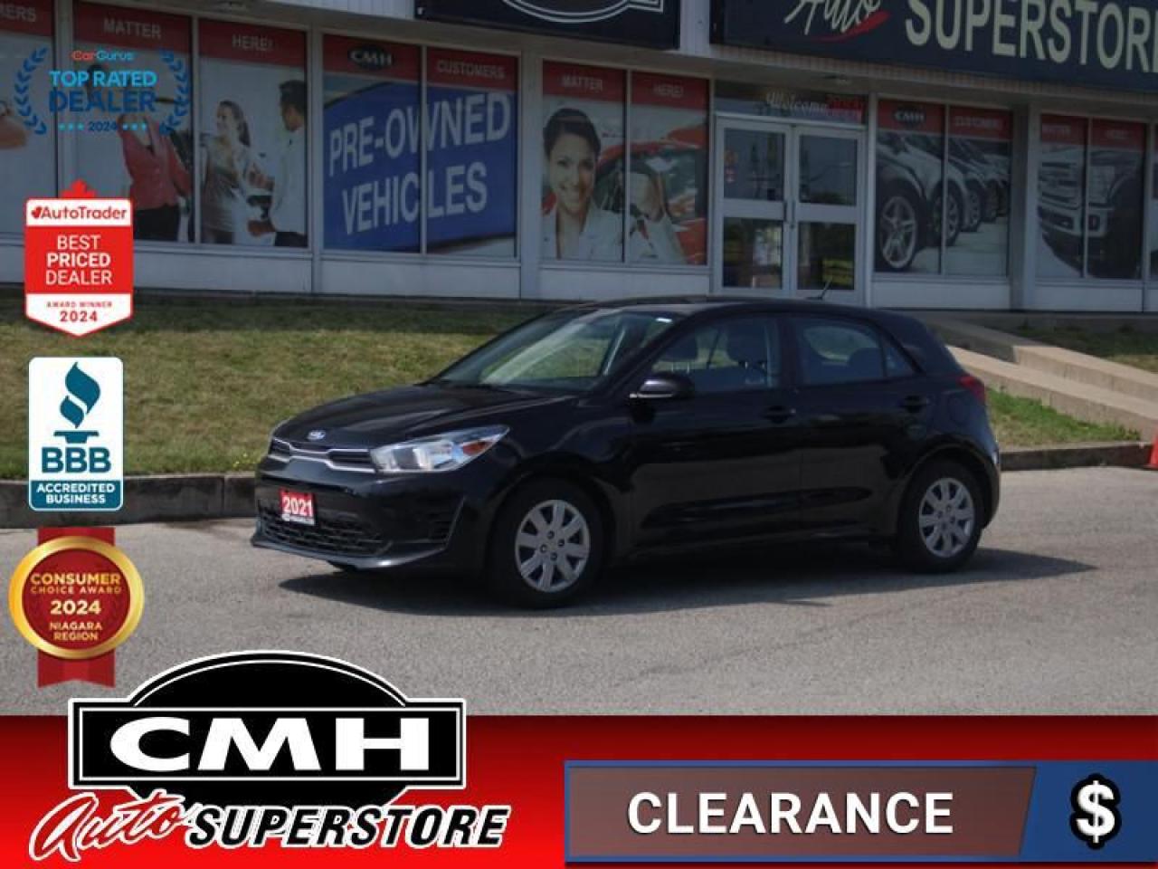 Used 2021 Kia Rio 5-door LX+  CAM APPLE-CP HTD-SEATS for sale in St Catharines, ON