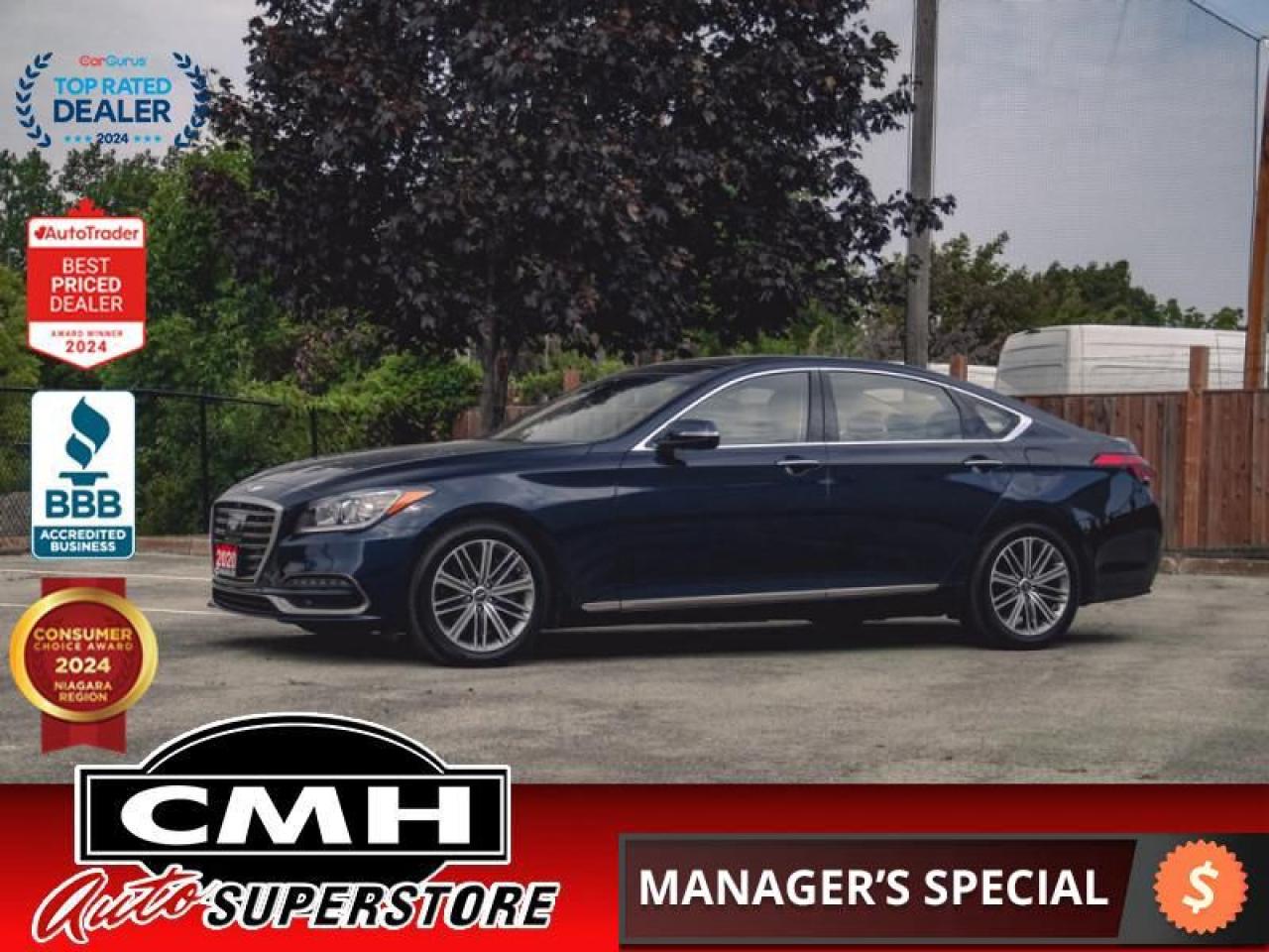 Used 2020 Genesis G80 3.8 Technology  **LOW KMS - 1 OWNER** for sale in St Catharines, ON