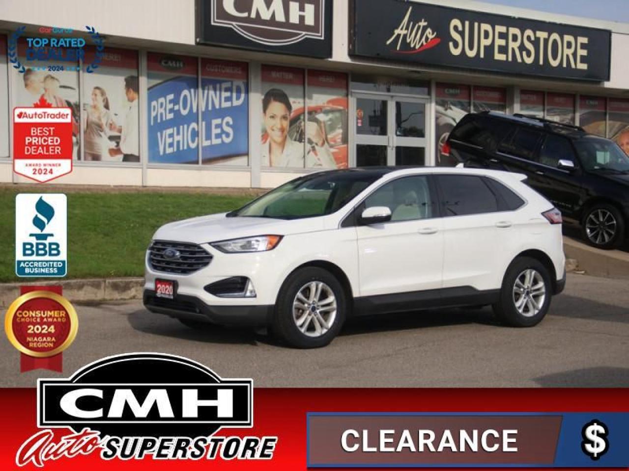 Used 2020 Ford Edge SEL  **PANORAMIC SUNROOF** for sale in St Catharines, ON