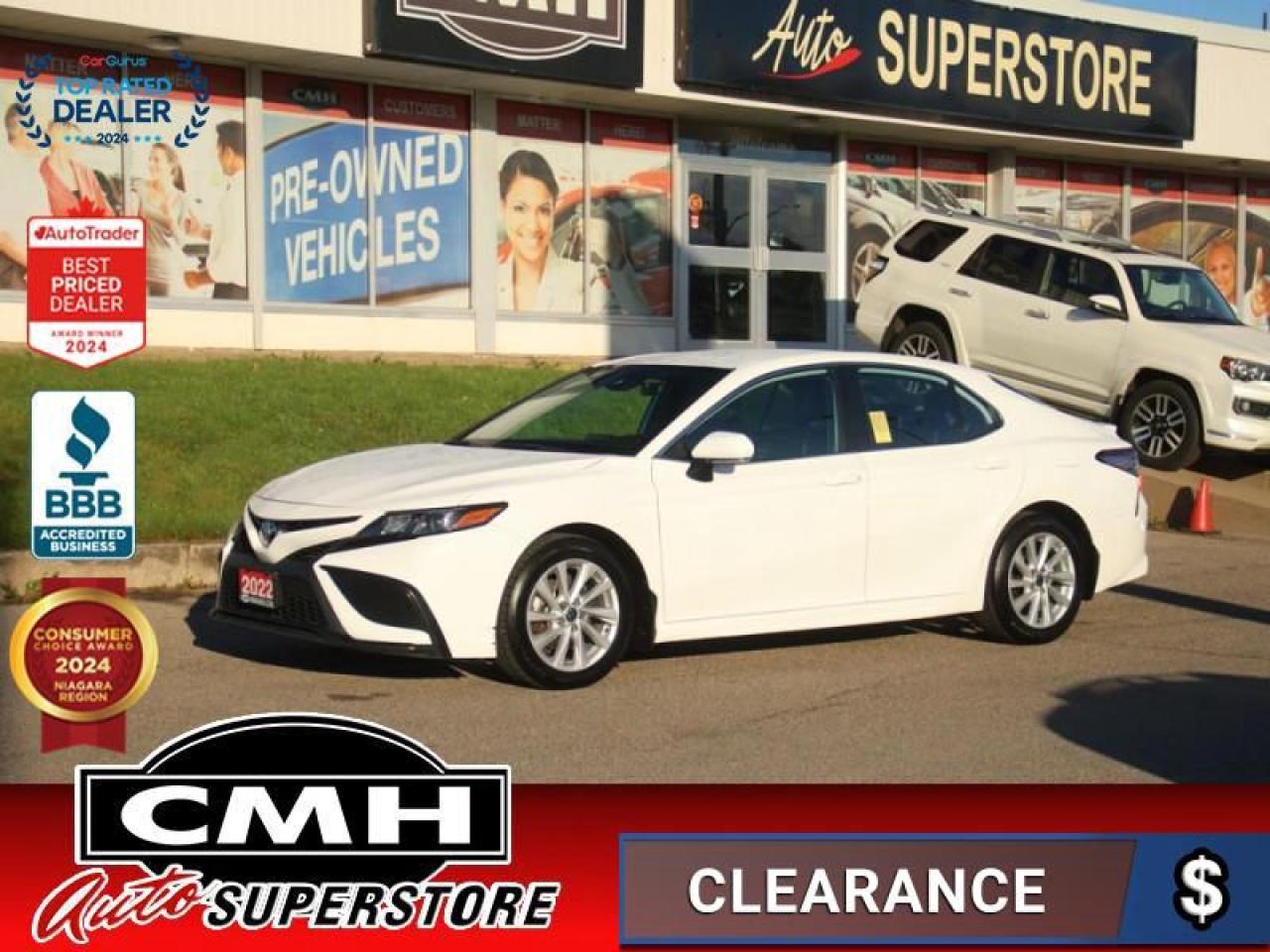 Used 2022 Toyota Camry SE  CAM ADAP-CC APPLE-CP HTD-SW for sale in St Catharines, ON
