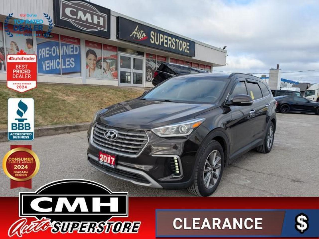 Used 2017 Hyundai Santa Fe XL Premium  HTD-SW BLIND-SPOT P/GATE for sale in St Catharines, ON
