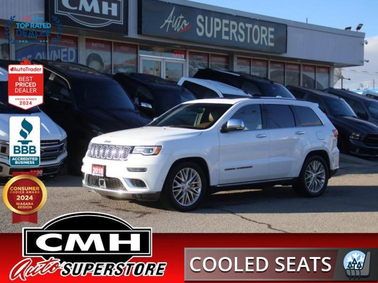 Used 2018 Jeep Grand Cherokee Summit  **3.0L ECODIESEL V6** for sale in St Catharines, ON
