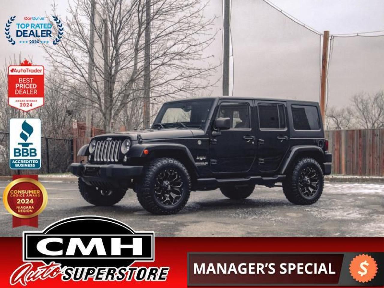 Used 2017 Jeep Wrangler Unlimited Sahara  **FUEL ALLOYS** for sale in St Catharines, ON