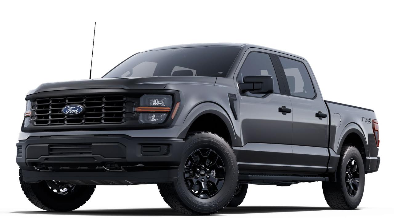 <p>Introducing the all-new 2025 Ford F-150 STX 4WD SuperCrew 5.5 Box, now available at Key West Ford! This Carbonized Grey Metallic pickup is ready to tackle any job or adventure you throw its way. With its robust 4-wheel drive system and powerful gasoline engine paired with a smooth automatic transmission, youll experience performance and capability like never before. The SuperCrew cab offers ample space for passengers and cargo, while the 5.5 box provides plenty of room for hauling whatever you need.</p>
<p>This F-150 STX is packed with features designed to enhance your driving experience. From its durable construction to its advanced technology, this truck is built to impress. Whether youre navigating city streets or exploring rugged terrain, the F-150 STX delivers the reliability and versatility you expect from a Ford truck.</p>
<p>Here are 5 features that make this F-150 STX stand out:</p>
<ol>
<li><strong>Unleash Your Inner Explorer:</strong> Conquer any terrain with the advanced 4-wheel drive system and selectable drive modes, including deep snow/sand and mud/rut. No matter the conditions, youll have the confidence to go where others cant.</li>
<li><strong>Tow Like a Pro:</strong> The Class IV Towing Equipment and integrated trailer brake controller give you the power and control to haul your boat, camper, or equipment with ease.</li>
<li><strong>Stay Connected on the Go:</strong> With FordPass Connect 5G Mobile Hotspot, you and your passengers can stay connected wherever the road takes you. Stream, browse, and stay in touch with ease.</li>
<li><strong>Safety First, Always:</strong> Ford Co-Pilot360, including BLIS (Blind Spot Information System), PCA with AEB and Intersection Assist, and a reverse camera, provides advanced safety features to help you navigate with confidence and peace of mind.</li>
<li><strong>Command Attention:</strong> The 18" Black Painted Aluminum wheels and bold Carbonized Grey Metallic exterior make a statement wherever you go. This truck is as stylish as it is capable.</li>
</ol>
<p><strong><em>Powered by AutoIntelligence™</em></strong>
Vehicle information has been generated using artificial intelligence and is provided for informational purposes only. While efforts are made to ensure accuracy, please confirm all details directly with the dealer.</p>
