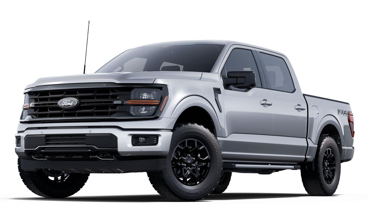<p>Here at Key West Ford, were excited to introduce the all-new 2025 Ford F-150 XLT 4x4 SuperCrew with the 5.5 box. This truck is ready to tackle any job or adventure you throw its way. Finished in a striking Iconic Silver Metallic, this F-150 combines rugged capability with modern styling. Under the hood roars a powerful 3.5L V6 EcoBoost engine paired with a smooth and responsive 10-speed automatic transmission, ensuring optimal performance and efficiency. The four-wheel-drive system provides exceptional traction and control in any weather condition. The interior is designed for comfort and convenience, featuring a spacious SuperCrew cab with premium cloth seats and a host of technology features to keep you connected and entertained on the road.</p>
<p>Here are five features that make this 2025 Ford F-150 XLT stand out:</p>
<ol>
<li><strong>Unleash Your Inner Explorer with the FX4 Off-Road Package:</strong> Conquer any terrain with confidence thanks to off-road-tuned shocks, skid plates, and electronic locking rear axle. Rock Crawl Mode and Hill Descent Control give you the ultimate control when the pavement ends.</li>
<li><strong>Tow Like a Pro with the Tow/Haul Package:</strong> Effortlessly manage your trailers with the integrated trailer brake controller and trailer sway control. The Class IV towing equipment and trailer wiring harness make hooking up and hitting the road a breeze.</li>
<li><strong>Stay Connected and Informed with Ford Co-Pilot360 Assist 2.0:</strong> Drive with peace of mind knowing you have advanced safety features like adaptive cruise control with stop-and-go, lane centering, and evasive steering assist at your fingertips. The 360-degree camera provides a birds-eye view of your surroundings, making parking and maneuvering in tight spaces easier than ever.</li>
<li><strong>Command Attention with the XLT Black Appearance Package:</strong> Make a bold statement with the black grille, black exterior badging, and unique grey box side decal. The 6" black running boards add a touch of style and make getting in and out of the truck a breeze.</li>
<li><strong>Experience Next-Level Convenience with the Bed Utility Package:</strong> Work smarter, not harder, with the tailgate step and work surface. LED box lighting illuminates the cargo area, while four pick-up box tie-down plates ensure your cargo stays secure.</li>
</ol>
<p><strong><em>Powered by AutoIntelligence™</em></strong>
Vehicle information has been generated using artificial intelligence and is provided for informational purposes only. While efforts are made to ensure accuracy, please confirm all details directly with the dealer.</p>
<p>Advertised pricing is net of applicable Ford incentives, which eligibility may vary. Financing offers are available on approved credit; total cash back amounts will be added to the finance contract. Pricing may include non-combinable offers and may not be compatible with Ford subvented interest rates. Government rebates are taxable and applied as a post-tax down payment, not as a discount on the vehicles price. All promotions are subject to terms and conditions. New vehicle pricing excludes the following fees: $699 Documentation Fee, $349 Registration and Insurance Transfer Fee, and $695 Finance Administration Fee (if financing) and applicable levies and taxes. See Key West Ford for complete details. Dealer #7485</p>