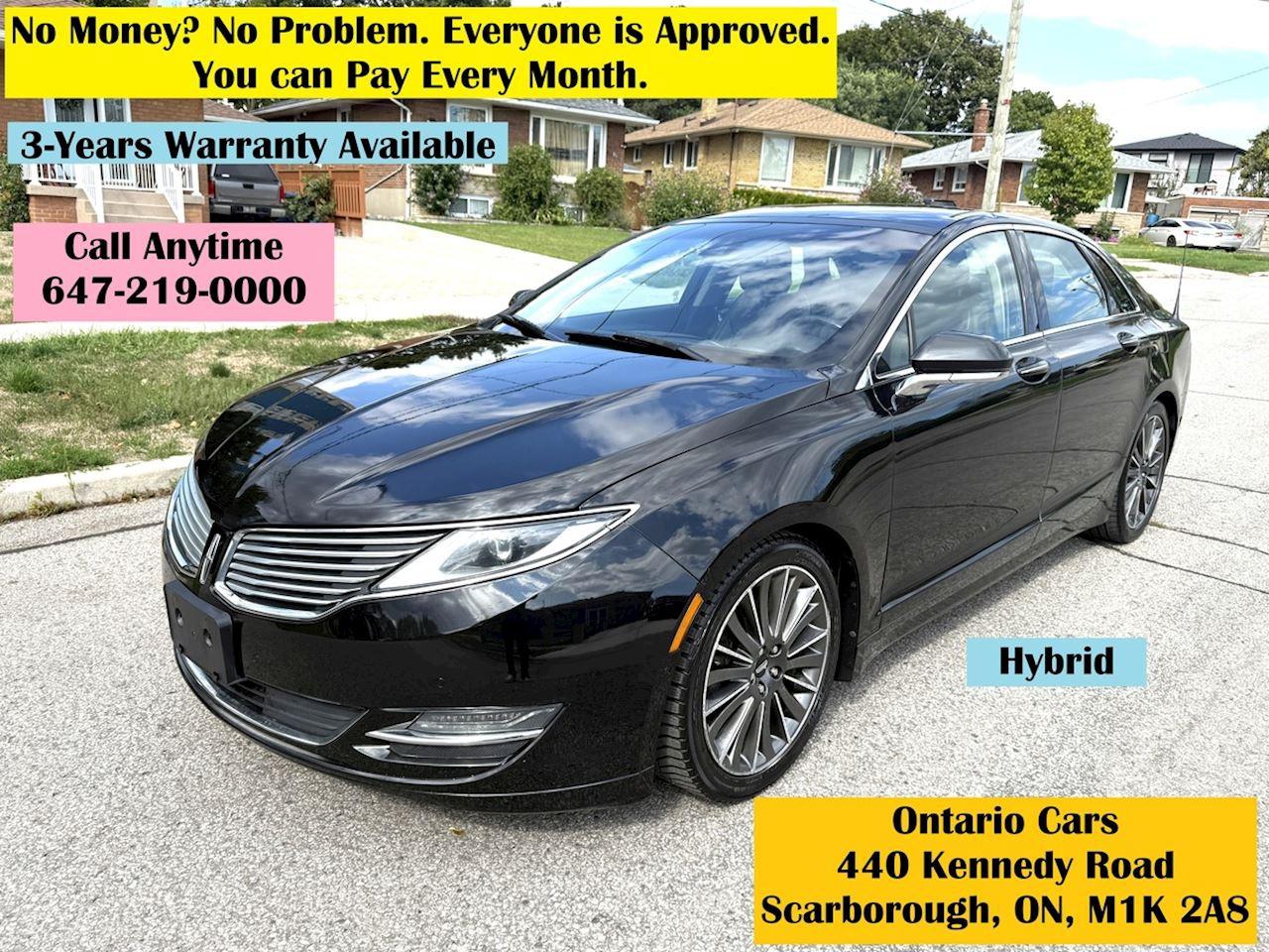 Used 2014 Lincoln MKZ Hybrid for sale in Toronto, ON