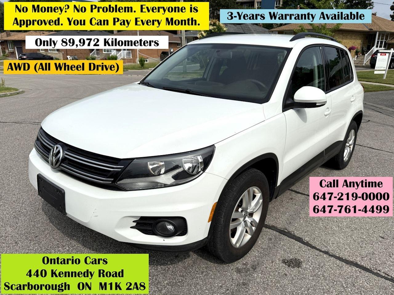 Used 2015 Volkswagen Tiguan Comfortline/Trendline/Highline/Special Edition for sale in Toronto, ON
