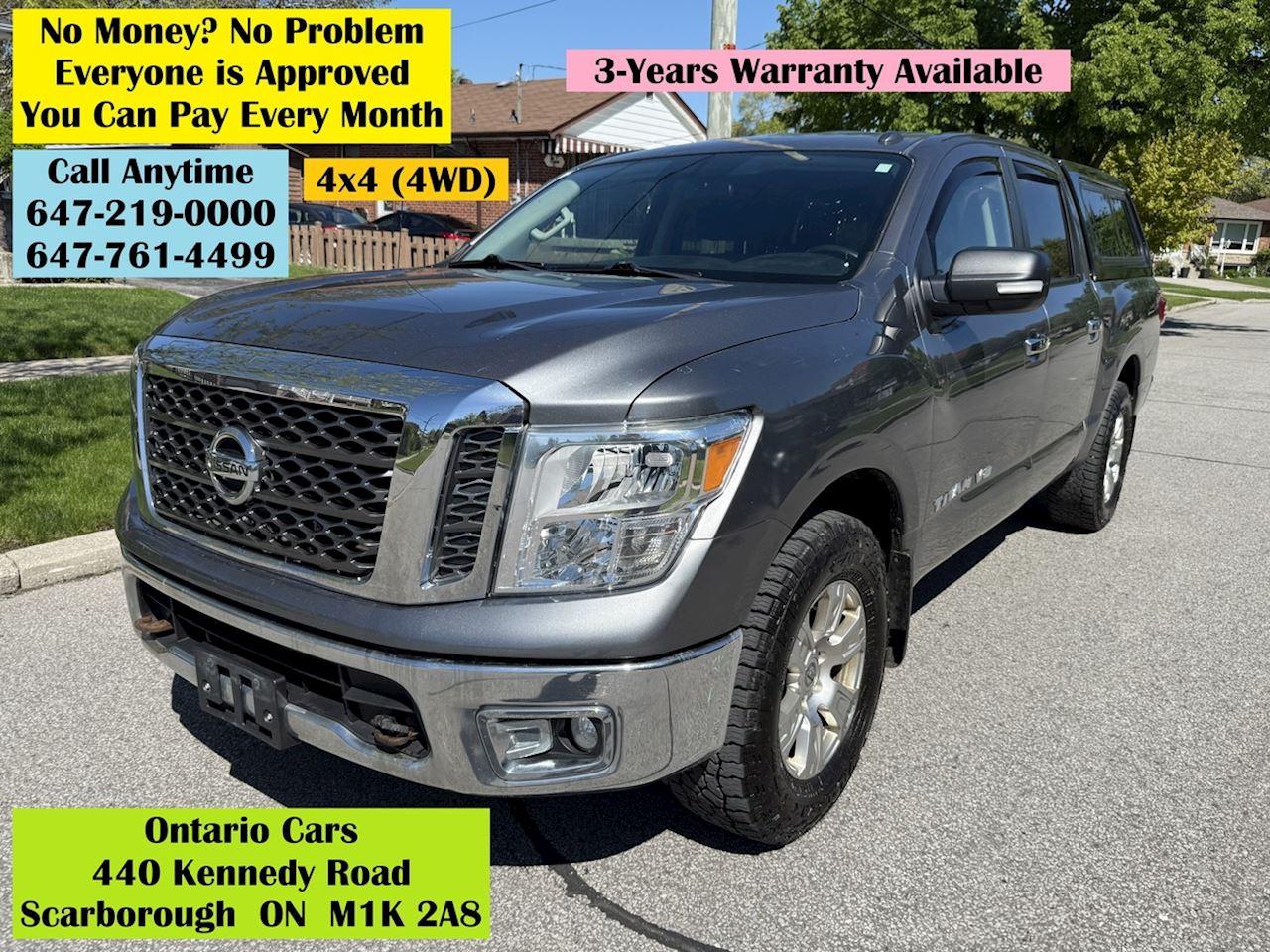 📞 Call Anytime at 647-219-0000🛣️ Located at ONTARIO CARS, 440 Kennedy Road, Toronto, ON, M1K 2A8.🔒 Ready to Drive. 3-Year Warranty Available. No money, No Problem, Anyone Approved. You can pay every month.📏 Mileage: 185,459 Kilometers.Features:4WD (Four-Wheel Drive)Cargo Bed Length: 5.58 ftAutomatic TransmissionBackup CameraCruise ControlKeyless EntryPower WindowsAir-Conditioning.🌐 Visit our website: theontariocars.com🚦 Government Tax HST & Licensing Cost is Extra.