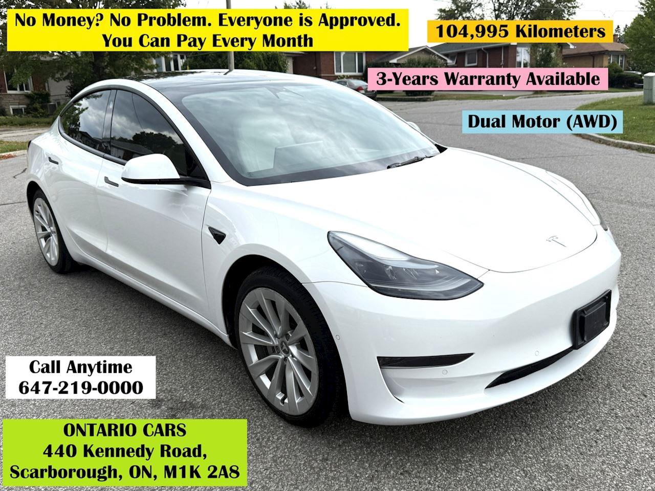 Used 2022 Tesla Model 3 Long Range for sale in Toronto, ON