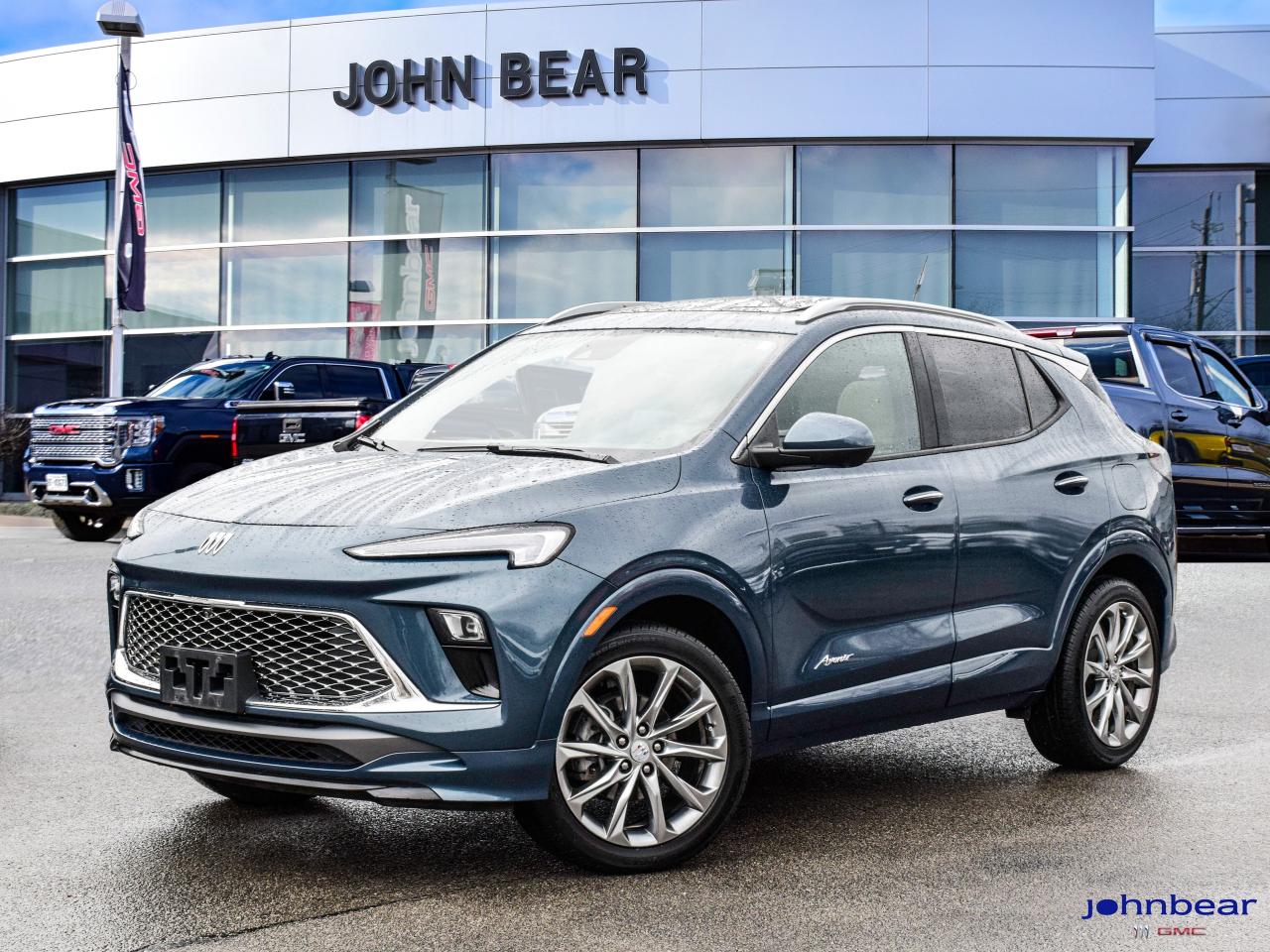 2024 Buick Encore GX Avenir      *REMOTE START*, *LEATHER*, *PANORAMIC ROOF*, *NAVIGATION*, *SUNROOF*, *BACK-UP CAMERA*, *NOT A RENTAL*, *LOCAL TRADE*, *GM FACTORY CERTIFIED*, *MOONROOF*, *MARKET VALUE PRICING*, *ONE OWNER*, *LANE DEPARTURE WARNING*.      ECOTEC 1.3L Turbo 9-Speed Automatic AWD      Certified. Certification Program Details: * 4.99% APR Financing on Select Models for 24mo* of PreOwned Vehicles * 3-month or 5,000 kilometres Comprehensive Limited Warranty Coverage * 24/7 Roadside Assistance * CARFAX® Vehicle History Report Sirius XM 3 months prepaid service * 150-Point Inspection * 30 Days or 2,500 kilometres exchange privilege SEE DEALER FOR ADDITIONAL DETAILS      John Bear Buick GMC offers many automotive products and services. When you visit our store, what you can expect is quality both in our selection of pre-owned vehicles and from our world-class sales team. We offer Market Based Pricing with some of the best value in the Niagara region.