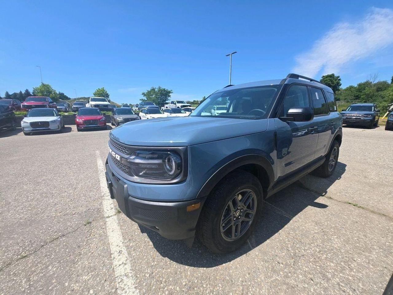 <p>Looking for adventure? Then check out the brand-new 2025 Ford Bronco Sport Big Bend, now available at Expressway Motors Ltd.! This rugged and capable SUV is ready for anything, whether youre navigating city streets or exploring the great outdoors. With its striking Azure Grey Metallic Tri-Coat exterior and comfortable Medium Lt Smoked Truffle cloth interior, this Bronco Sport is as stylish as it is functional. Get ready to turn heads wherever you go. This Bronco Sport is equipped with all the features you need for both daily commutes and weekend getaways.</p><p>This Ford Bronco Sport is built to be your ultimate companion. The 4-wheel drive system will give you the confidence to conquer any terrain, while the automatic transmission makes for a smooth and effortless driving experience. With four doors and ample cargo space, this Bronco Sport is perfect for families, adventurers, and anyone who appreciates versatility and reliability. Its time to experience the freedom and excitement that only a Bronco Sport can offer! Visit Expressway Motors Ltd. today and take the first step towards your next adventure.</p><p>Here are some of the standout features of this incredible vehicle:</p><ul><li><strong>Remote Start:</strong> Warm up the engine on those chilly mornings, or cool it down before you get in on a hot summer day.</li><li><strong>Blind Spot Information System:</strong> Stay aware of your surroundings and drive with confidence, knowing youre protected from unseen hazards.</li><li><strong>4-Wheel Drive:</strong> Unleash your adventurous side and explore off the beaten path with the capability to handle any terrain.</li><li><strong>Heated Front Bucket Seats:</strong> Experience ultimate comfort and coziness, even on the coldest days.</li><li><strong>Automatic Transmission:</strong> Enjoy effortless driving and smooth gear changes, making every journey a pleasure.</li></ul><p><strong><em>Powered by AutoIntelligence&trade;</em></strong> Vehicle information has been generated using artificial intelligence and is provided for informational purposes only. While efforts are made to ensure accuracy, please confirm all details directly with the dealer.</p>