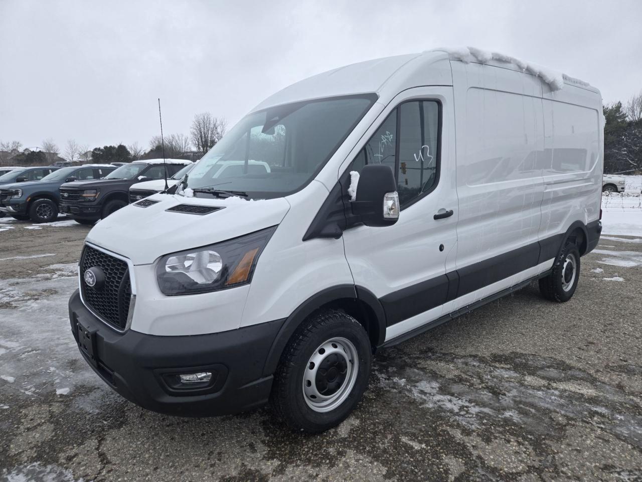 <p>Looking for a versatile workhorse thats ready to handle anything you throw its way? Feast your eyes on the all-new 2026 Ford Transit MEDIUM ROOF CARGO, CO-PILOT360, now available at Expressway Motors Ltd.! This cargo van is built to perform, offering a spacious interior and a durable design that can keep up with the demands of your business or personal projects. Finished in a classic Oxford White exterior and featuring a comfortable Dark Palazzo Grey interior with durable Cloth Front Bucket Seats, this Transit is as stylish as it is functional.</p><p>Under the hood, youll find a powerful 3.5L 6-cylinder engine paired with a smooth automatic transmission, providing plenty of power and efficiency for all your hauling needs. With rear-wheel drive, youll have confident handling whether you are driving in the city or on the highway. This new 2026 Ford Transit is ready to elevate your work game.</p><p>Here are five features that make this Transit stand out:</p><ul><li><strong>Maximum Cargo Capacity:</strong> Optimize your workday with the vast cargo area of the Transit, ready to accommodate your equipment, supplies, or deliveries with ease.</li><li><strong>Ford Co-Pilot360:</strong> Equipped with the innovative Co-Pilot360, this van helps keep you safe on the road with advanced driver-assist technologies.</li><li><strong>Fuel-Efficient Performance:</strong> The responsive 3.5L engine balances power and fuel economy, keeping you moving efficiently mile after mile.</li><li><strong>Durable Design:</strong> Built to last, the Transit features a robust construction that can handle the rigors of daily use.</li><li><strong>Comfortable Interior:</strong> Enjoy a comfortable and functional cabin designed to make long workdays more bearable.</li></ul><p><strong><em>Powered by AutoIntelligence&trade;</em></strong> Vehicle information has been generated using artificial intelligence and is provided for informational purposes only. While efforts are made to ensure accuracy, please confirm all details directly with the dealer.</p>