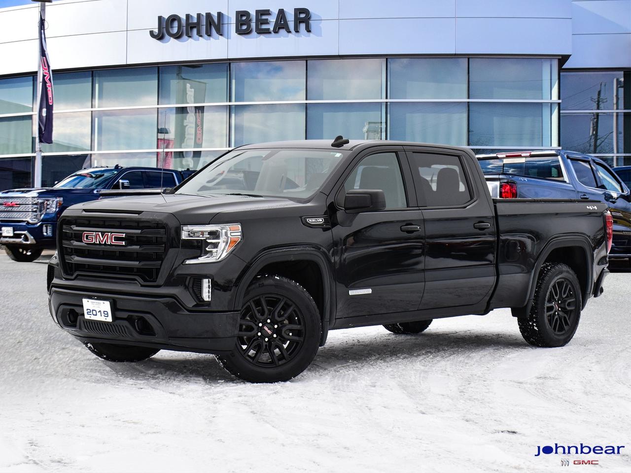 2019 GMC Sierra 1500 Elevation      *REMOTE START*, *BACK-UP CAMERA*, *NOT A RENTAL*, *LOCAL TRADE*, *MARKET VALUE PRICING*, *CLEAN CARFAX REPORT*, 8-Speed Automatic, 4WD, Jet Black w/Cloth Seat Trim.      EcoTec3 5.3L V8 8-Speed Automatic 4WD      Certified. Certification Program Details: 30 Days on Safety Related Items.      John Bear Buick GMC offers many automotive products and services. When you visit our store, what you can expect is quality both in our selection of pre-owned vehicles and from our world-class sales team. We offer Market Based Pricing with some of the best value in the Niagara region.