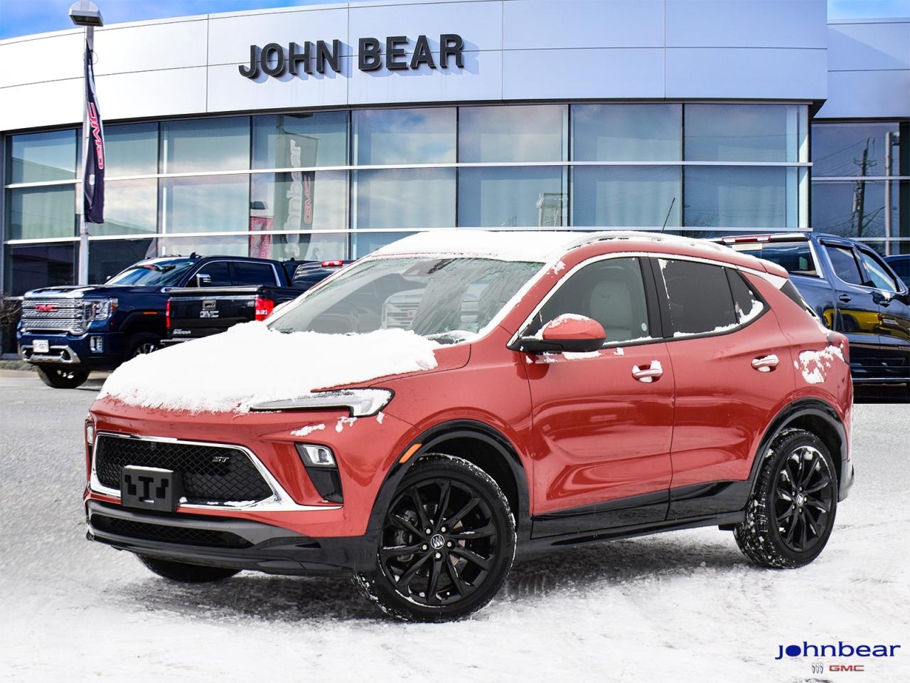 2024 Buick Encore GX Sport Touring      *REMOTE START*, *LEATHER*, *PANORAMIC ROOF*, *SUNROOF*, *BACK-UP CAMERA*, *NOT A RENTAL*, *LOCAL TRADE*, *GM FACTORY CERTIFIED*, *MOONROOF*, *MARKET VALUE PRICING*, *ONE OWNER*, *CLEAN CARFAX REPORT*, *LANE DEPARTURE WARNING*, BUICK DRIVER CONFIDENCE.      Recent Arrival!    ECOTEC 1.3L Turbo 9-Speed Automatic AWD      Certified. Certification Program Details: * 3.99% APR Financing on Select Models for 24mo* of PreOwned Vehicles * 3-month or 5,000 kilometres Comprehensive Limited Warranty Coverage * 24/7 Roadside Assistance * CARFAX® Vehicle History Report Sirius XM 3 months prepaid service * 150-Point Inspection * 30 Days or 2,500 kilometres exchange privilege SEE DEALER FOR ADDITIONAL DETAILS      John Bear Buick GMC offers many automotive products and services. When you visit our store, what you can expect is quality both in our selection of pre-owned vehicles and from our world-class sales team. We offer Market Based Pricing with some of the best value in the Niagara region.