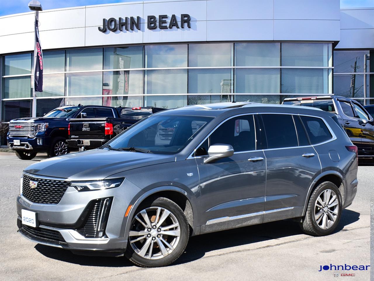 2020 Cadillac XT6 Premium Luxury      *REMOTE START*, *LEATHER*, *PANORAMIC ROOF*, *NAVIGATION*, *SUNROOF*, *BACK-UP CAMERA*, *NOT A RENTAL*, *LOCAL TRADE*, *GM FACTORY CERTIFIED*, *MOONROOF*, *MARKET VALUE PRICING*, *CLEAN CARFAX REPORT*, REAR CROSS TRAFFIC ALERT.    New Price!    Recent Arrival!    3.6L V6 DI VVT 9-Speed Automatic AWD      Certified. Certification Program Details: 30 Days on Safety Related Items.    Awards:    * IIHS Canada Top Safety Pick + applies only to vehicles built after October 2019      John Bear Buick GMC offers many automotive products and services. When you visit our store, what you can expect is quality both in our selection of pre-owned vehicles and from our world-class sales team. We offer Market Based Pricing with some of the best value in the Niagara region.