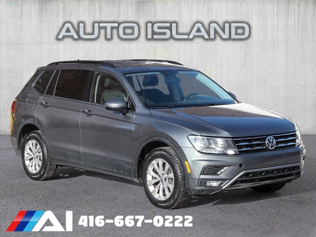 All-wheel drive, backup camera, heated seats, Bluetooth, keyless entry, air conditioning, power windows, and well-serviced. The 2018 Volkswagen Tiguan Trendline offers the versatility and reliability of AWD, ideal for both city driving and weekend adventures. Features like the backup camera and Bluetooth make for an easy and connected ride.     Auto Island Inc., North York  2555 Steeles Ave. West    www.autoislandinc.com     4.7 Google Rating and over 150 vehicles in stock, with more arriving daily! We take pride in offering top-quality vehicles and exceptional service. Our full-service mechanical shop is ready for all your maintenance needs, and every vehicle is professionally detailed and inspected – buy with confidence!    Payments as low as $0 down, up to 84 months, OAC. Good credit, bad credit, new credit? No problem – everyone’s approved! Easy online credit application available . Rates starting at 6.95% OAC – please call for details.    Please note: All prices are plus applicable taxes (HST) and licensing. No hidden surprises—just great vehicles and transparent deals. Certification is available for an additional $899. Without certification, as per OMVIC regulations, the vehicle is not drivable, not E-tested, and not certified.    Proudly serving the GTA and beyond: Peel, Halton, Brampton, Toronto, Burlington, Milton, Mississauga, Hamilton, Cambridge, London, Kitchener, Guelph, Orangeville, Newmarket, Barrie, Markham, Bolton, Caledon, Vaughan, Woodbridge, Etobicoke, Oakville, and more.    We carry all makes and models, including Mercedes, BMW, Audi, Jaguar, VW, Maserati, Porsche, Land Rover, Range Rover, Chrysler, Jeep, Honda, Toyota, Lexus, Infiniti, Acura, and more.