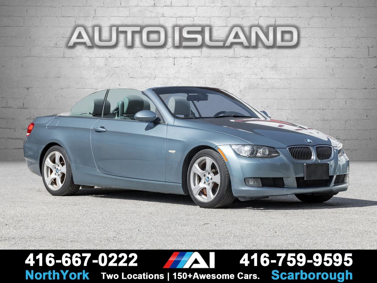 CONVERTIBLE, LEATHER, POWER SEAT, HEATED SEAT AND MORE OPTIONS. EXCELLENT CONDITION!!    Auto Island Inc., North York  2555 Steeles Ave. West    www.autoislandinc.com     4.7 Google Rating and over 150 vehicles in stock, with more arriving daily! We take pride in offering top-quality vehicles and exceptional service. Our full-service mechanical shop is ready for all your maintenance needs, and every vehicle is professionally detailed and inspected – buy with confidence!    Payments as low as $0 down, up to 84 months, OAC. Good credit, bad credit, new credit? No problem – everyone’s approved! Easy online credit application available . Rates starting at 6.95% OAC – please call for details.    Please note: All prices are plus applicable taxes (HST) and licensing. No hidden surprises—just great vehicles and transparent deals. Certification is available for an additional $899. Without certification, as per OMVIC regulations, the vehicle is not drivable, not E-tested, and not certified.    Proudly serving the GTA and beyond: Peel, Halton, Brampton, Toronto, Burlington, Milton, Mississauga, Hamilton, Cambridge, London, Kitchener, Guelph, Orangeville, Newmarket, Barrie, Markham, Bolton, Caledon, Vaughan, Woodbridge, Etobicoke, Oakville, and more.    We carry all makes and models, including Mercedes, BMW, Audi, Jaguar, VW, Maserati, Porsche, Land Rover, Range Rover, Chrysler, Jeep, Honda, Toyota, Lexus, Infiniti, Acura, and more.