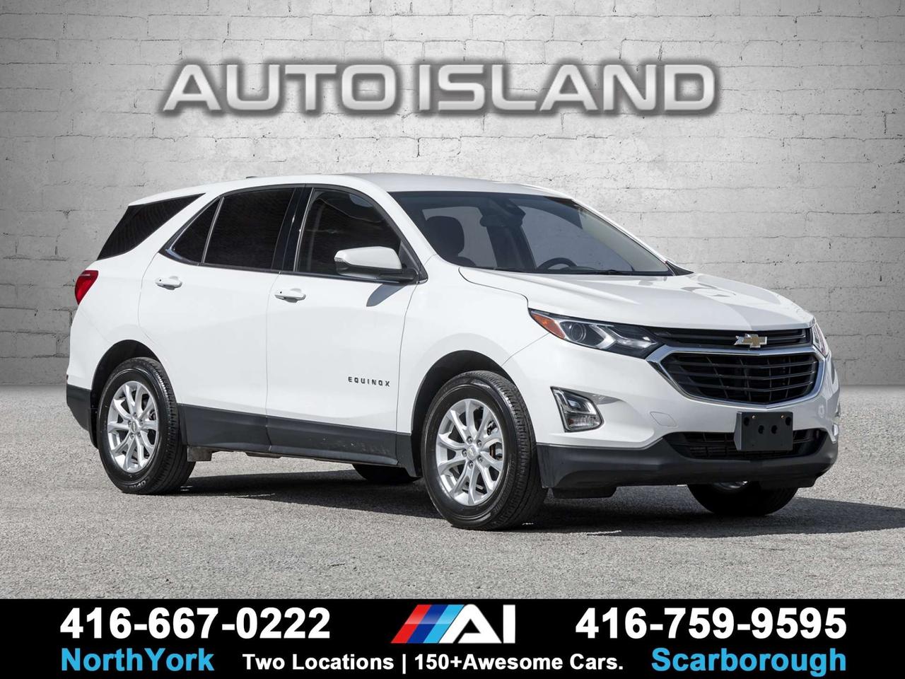 ACCIDENT- FREE AND FULLY DEALER SERVICED, HEATED SEATS, REMOTE START, BACKUP CAMERA, BLUETOOTH, ALLOY WHEELS, POWER DRIVERS SEAT.<br><br>This 2019 Chevrolet Equinox AWD LT has been meticulously maintained at the dealer and is accident free. Enjoy the convenience of remote start, heated front seats, a crisp backup camera, Bluetooth connectivity, and a power drivers seat. With all-wheel drive confidence and a fuel-efficient 1.5L turbo engine, its the perfect blend of practicality and comfort.<br><br> <br><br>Auto Island Inc., North York<br>2555 Steeles Ave. West<br><br>www.autoislandinc.com <br><br>4.7 Google Rating and over 150 vehicles in stock, with more arriving daily! We take pride in offering top-quality vehicles and exceptional service. Our full-service mechanical shop is ready for all your maintenance needs, and every vehicle is professionally detailed and inspected  buy with confidence!<br><br>Payments as low as $0 down, up to 84 months, OAC. Good credit, bad credit, new credit? No problem  everyones approved! Easy online credit application available . Rates starting at 6.95% OAC  please call for details.<br><br>Please note: All prices are plus applicable taxes (HST) and licensing. No hidden surprisesjust great vehicles and transparent deals. Certification is available for an additional $899. Without certification, as per OMVIC regulations, the vehicle is not drivable, not E-tested, and not certified.<br><br>Proudly serving the GTA and beyond: Peel, Halton, Brampton, Toronto, Burlington, Milton, Mississauga, Hamilton, Cambridge, London, Kitchener, Guelph, Orangeville, Newmarket, Barrie, Markham, Bolton, Caledon, Vaughan, Woodbridge, Etobicoke, Oakville, and more.<br><br>We carry all makes and models, including Mercedes, BMW, Audi, Jaguar, VW, Maserati, Porsche, Land Rover, Range Rover, Chrysler, Jeep, Honda, Toyota, Lexus, Infiniti, Acura, and more.<br><br> <br><br><br><br><br><br> <br><br><br><br><br><br><br><br><br>