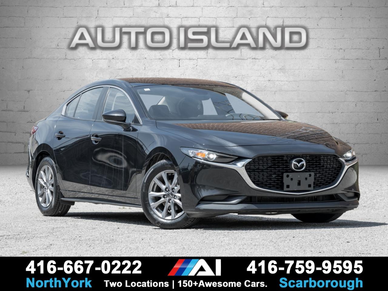 ONE OWNER, FULL MAZDA DEALER SERVICE HISTORY, RUNS AND DRIVES LIKE 27K — ACTUALLY 278,089 KM.    This 2020 Mazda3 might raise eyebrows with its mileage, but it’s one of those rare cars that defies the numbers. One meticulous owner, religiously dealer serviced, and it shows — the body, interior, and drive quality all feel like a car with a tenth of the mileage. It’s tight, smooth, and shockingly clean. If you’re someone who values how a car has been kept over how far it’s gone, this one deserves a serious look. A true outlier — and a great value.         Auto Island Inc., North York  2555 Steeles Ave. West    www.autoislandinc.com     4.7 Google Rating and over 150 vehicles in stock, with more arriving daily! We take pride in offering top-quality vehicles and exceptional service. Our full-service mechanical shop is ready for all your maintenance needs, and every vehicle is professionally detailed and inspected – buy with confidence!    Payments as low as $0 down, up to 84 months, OAC. Good credit, bad credit, new credit? No problem – everyone’s approved! Easy online credit application available . Rates starting at 6.95% OAC – please call for details.    Please note: All prices are plus applicable taxes (HST) and licensing. No hidden surprises—just great vehicles and transparent deals. Certification is available for an additional $899. Without certification, as per OMVIC regulations, the vehicle is not drivable, not E-tested, and not certified.    Proudly serving the GTA and beyond: Peel, Halton, Brampton, Toronto, Burlington, Milton, Mississauga, Hamilton, Cambridge, London, Kitchener, Guelph, Orangeville, Newmarket, Barrie, Markham, Bolton, Caledon, Vaughan, Woodbridge, Etobicoke, Oakville, and more.    We carry all makes and models, including Mercedes, BMW, Audi, Jaguar, VW, Maserati, Porsche, Land Rover, Range Rover, Chrysler, Jeep, Honda, Toyota, Lexus, Infiniti, Acura, and more.