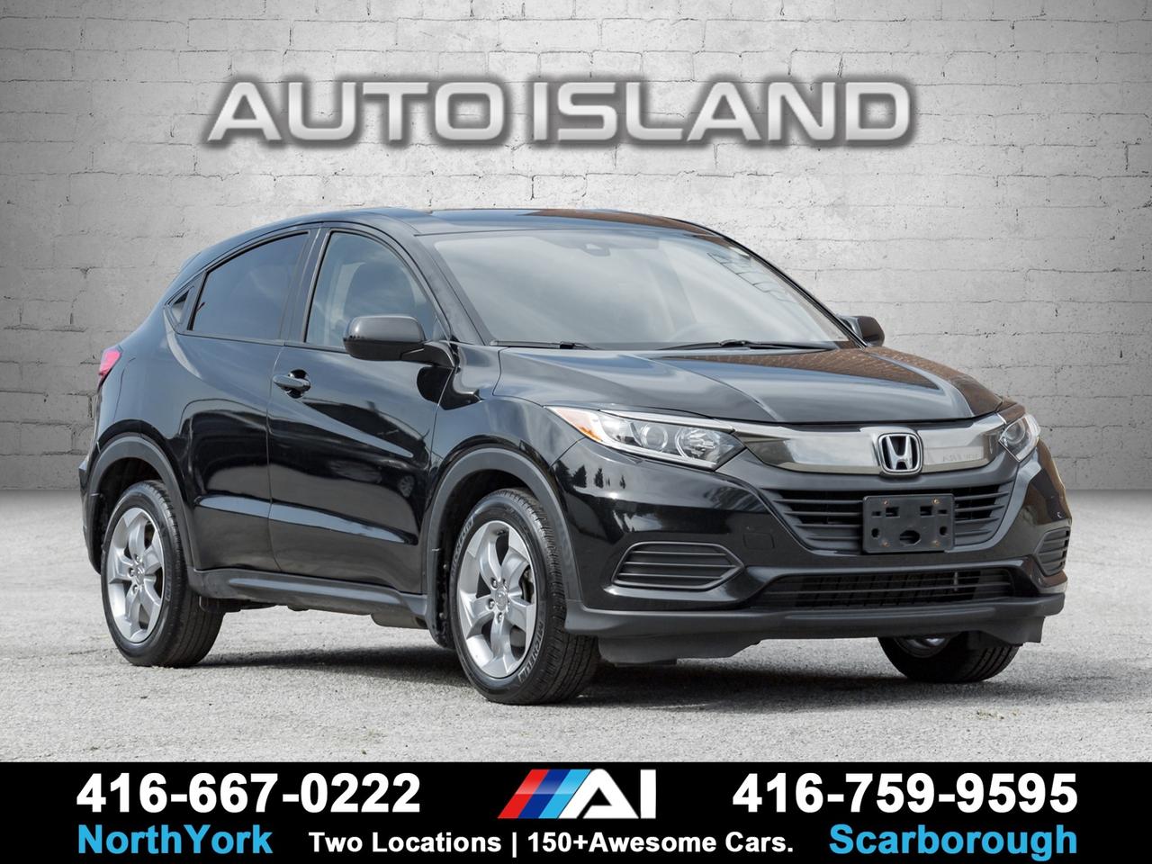 ONE-OWNER, DEALER SERVICED SINCE NEW AND ACCIDENT-FREE – BACKUP CAMERA, BLUETOOTH, HEATED SEATS, POWER WINDOWS/LOCKS/MIRRORS, C RUISE CONTROL, AIR CONDITIONING.    This 2020 Honda HR-V LX AWD combines compact versatility with dependable all-wheel-drive capability, making it perfect for city streets or weekend adventures. Equipped with a backup camera, Bluetooth connectivity, and heated front seats, it delivers comfort and convenience. Full power accessories, cruise control, and air conditioning enhance daily usability, while the one-owner, dealer-serviced history ensures peace of mind. Reliable, efficient, and practical, this HR-V is ready for whatever your day brings.         Auto Island Inc., North York  2555 Steeles Ave. West    www.autoislandinc.com     4.7 Google Rating and over 150 vehicles in stock, with more arriving daily! We take pride in offering top-quality vehicles and exceptional service. Our full-service mechanical shop is ready for all your maintenance needs, and every vehicle is professionally detailed and inspected – buy with confidence!    Payments as low as $0 down, up to 84 months, OAC. Good credit, bad credit, new credit? No problem – everyone’s approved! Easy online credit application available . Rates starting at 6.95% OAC – please call for details.    Please note: All prices are plus applicable taxes (HST) and licensing. No hidden surprises—just great vehicles and transparent deals. Certification is available for an additional $899. Without certification, as per OMVIC regulations, the vehicle is not drivable, not E-tested, and not certified.    Proudly serving the GTA and beyond: Peel, Halton, Brampton, Toronto, Burlington, Milton, Mississauga, Hamilton, Cambridge, London, Kitchener, Guelph, Orangeville, Newmarket, Barrie, Markham, Bolton, Caledon, Vaughan, Woodbridge, Etobicoke, Oakville, and more.    We carry all makes and models, including Mercedes, BMW, Audi, Jaguar, VW, Maserati, Porsche, Land Rover, Range Rover, Chrysler, Jeep, Honda, Toyota, Lexus, Infiniti, Acura, and more.