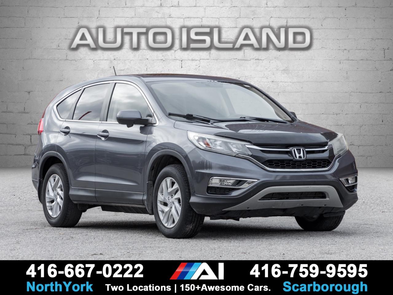 AWD, SUNROOF, HEATED SEATS, BACKUP CAMERA, PUSH START, ALLOYS, LOW KM, ACCIDENT-FREE    This 2016 Honda CR-V AWD EX checks all the right boxes. Clean history, low mileage, and the right features for daily comfort. All-wheel drive is great for all seasons, and you get a bright cabin with a sunroof, heated seats, and easy tech like Bluetooth and a backup camera. Known for reliability and great fuel economy, this one is a worry-free SUV that’s ready for the long haul.         Auto Island Inc., North York  2555 Steeles Ave. West    www.autoislandinc.com     4.7 Google Rating and over 150 vehicles in stock, with more arriving daily! We take pride in offering top-quality vehicles and exceptional service. Our full-service mechanical shop is ready for all your maintenance needs, and every vehicle is professionally detailed and inspected – buy with confidence!    Payments as low as $0 down, up to 84 months, OAC. Good credit, bad credit, new credit? No problem – everyone’s approved! Easy online credit application available . Rates starting at 6.95% OAC – please call for details.    Please note: All prices are plus applicable taxes (HST) and licensing. No hidden surprises—just great vehicles and transparent deals. Certification is available for an additional $899. Without certification, as per OMVIC regulations, the vehicle is not drivable, not E-tested, and not certified.    Proudly serving the GTA and beyond: Peel, Halton, Brampton, Toronto, Burlington, Milton, Mississauga, Hamilton, Cambridge, London, Kitchener, Guelph, Orangeville, Newmarket, Barrie, Markham, Bolton, Caledon, Vaughan, Woodbridge, Etobicoke, Oakville, and more.    We carry all makes and models, including Mercedes, BMW, Audi, Jaguar, VW, Maserati, Porsche, Land Rover, Range Rover, Chrysler, Jeep, Honda, Toyota, Lexus, Infiniti, Acura, and more.
