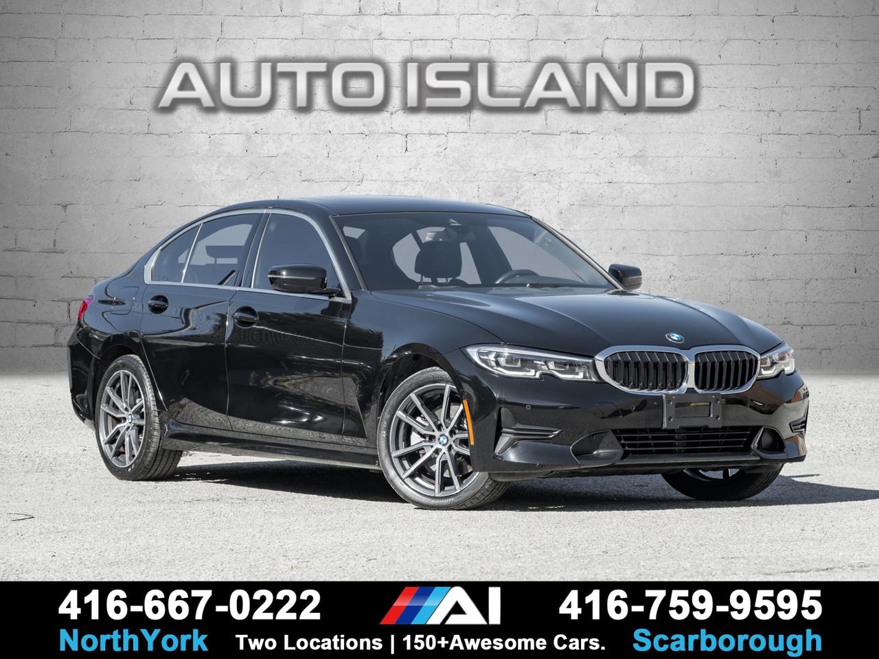 NO ACCIDENTS, PREMIUM ENHANCED PACKAGE, xDRIVE AWD, NAVIGATION, SPORT SEATS WITH THIGH SUPPORT, HEATED STEERING WHEEL, MEMORY SEATS, SUNROOF, REAR CLIMATE CONTROLS, BACKUP CAMERA, PUSH BUTTON START.    This 2021 BMW 330i xDrive delivers the perfect balance of luxury, performance, and everyday usability. Equipped with the Premium Enhanced Package and a clean accident-free history, it features supportive sport seats with adjustable thigh support, memory seating, navigation, and a heated steering wheel for year-round comfort. The sunroof brightens the cabin, while rear climate controls help keep all passengers comfortable. With BMWs xDrive all-wheel drive system, responsive turbocharged performance, and a refined interior, this 330i offers a premium driving experience that feels special every time you get behind the wheel.         Auto Island Inc., North York  2555 Steeles Ave. West    www.autoislandinc.com     4.7 Google Rating and over 150 vehicles in stock, with more arriving daily! We take pride in offering top-quality vehicles and exceptional service. Our full-service mechanical shop is ready for all your maintenance needs, and every vehicle is professionally detailed and inspected – buy with confidence!    Payments as low as $0 down, up to 84 months, OAC. Good credit, bad credit, new credit? No problem – everyone’s approved! Easy online credit application available . Rates starting at 6.95% OAC – please call for details.    Please note: All prices are plus applicable taxes (HST) and licensing. No hidden surprises—just great vehicles and transparent deals. Certification is available for an additional $899. Without certification, as per OMVIC regulations, the vehicle is not drivable, not E-tested, and not certified.    Proudly serving the GTA and beyond: Peel, Halton, Brampton, Toronto, Burlington, Milton, Mississauga, Hamilton, Cambridge, London, Kitchener, Guelph, Orangeville, Newmarket, Barrie, Markham, Bolton, Caledon, Vaughan, Woodbridge, Etobicoke, Oakville, and more.    We carry all makes and models, including Mercedes, BMW, Audi, Jaguar, VW, Maserati, Porsche, Land Rover, Range Rover, Chrysler, Jeep, Honda, Toyota, Lexus, Infiniti, Acura, and more.