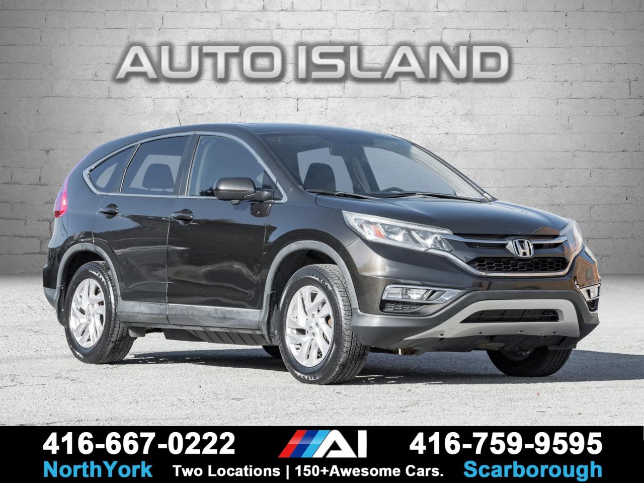 LEATHER INTERIOR, SUNROOF, HEATED SEATS, REARVIEW CAMERA, AWD, DEALER SERVICED, NO ACCIDENTS.    This 2016 Honda CR-V EX-L AWD has been properly maintained with regular dealer service and comes with a clean, accident-free history. The EX-L trim adds the comfort features most buyers want, including leather seating, a power sunroof, and heated front seats. The all-wheel drive system provides confidence in all seasons, while the rearview camera makes everyday driving and parking easier. A clean, well-kept CR-V that offers comfort, reliability, and peace of mind.         Auto Island Inc., North York  2555 Steeles Ave. West    www.autoislandinc.com     4.7 Google Rating and over 150 vehicles in stock, with more arriving daily! We take pride in offering top-quality vehicles and exceptional service. Our full-service mechanical shop is ready for all your maintenance needs, and every vehicle is professionally detailed and inspected – buy with confidence!    Payments as low as $0 down, up to 84 months, OAC. Good credit, bad credit, new credit? No problem – everyone’s approved! Easy online credit application available . Rates starting at 6.95% OAC – please call for details.    Please note: All prices are plus applicable taxes (HST) and licensing. No hidden surprises—just great vehicles and transparent deals. Certification is available for an additional $899. Without certification, as per OMVIC regulations, the vehicle is not drivable, not E-tested, and not certified.    Proudly serving the GTA and beyond: Peel, Halton, Brampton, Toronto, Burlington, Milton, Mississauga, Hamilton, Cambridge, London, Kitchener, Guelph, Orangeville, Newmarket, Barrie, Markham, Bolton, Caledon, Vaughan, Woodbridge, Etobicoke, Oakville, and more.    We carry all makes and models, including Mercedes, BMW, Audi, Jaguar, VW, Maserati, Porsche, Land Rover, Range Rover, Chrysler, Jeep, Honda, Toyota, Lexus, Infiniti, Acura, and more.