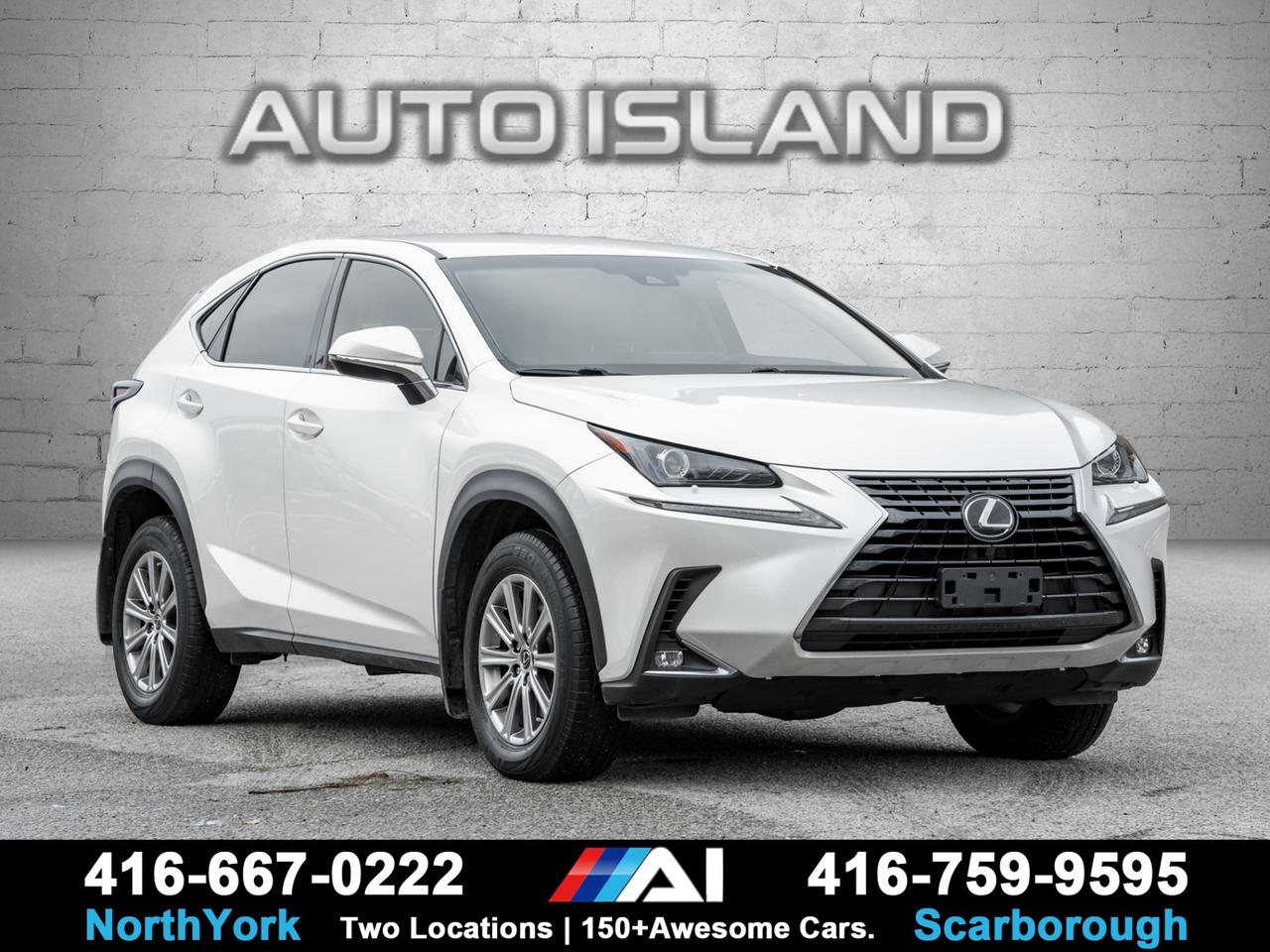 NO ACCIDENTS, ONE OWNER, AWD, HEATED SEATS, LEATHER, REAR CAMERA    This ONE OWNER 2019 Lexus NX 300 comes accident free and has been cared for the right way, giving you that smooth, refined drive Lexus is known for. It brings together all the essentials people love in the NX: all-wheel drive for year-round confidence, a comfortable cabin with heated front seats, dual-zone climate control, a sharp backup camera, and a balanced mix of safety tech. The ride feels solid and composed, and the interior still has that clean look these hold so well. If you’re after something reliable, comfortable, and premium quality, this one hits the sweet spot.          Auto Island Inc., North York  2555 Steeles Ave. West    www.autoislandinc.com     4.7 Google Rating and over 150 vehicles in stock, with more arriving daily! We take pride in offering top-quality vehicles and exceptional service. Our full-service mechanical shop is ready for all your maintenance needs, and every vehicle is professionally detailed and inspected – buy with confidence!    Payments as low as $0 down, up to 84 months, OAC. Good credit, bad credit, new credit? No problem – everyone’s approved! Easy online credit application available . Rates starting at 6.95% OAC – please call for details.    Please note: All prices are plus applicable taxes (HST) and licensing. No hidden surprises—just great vehicles and transparent deals. Certification is available for an additional $899. Without certification, as per OMVIC regulations, the vehicle is not drivable, not E-tested, and not certified.    Proudly serving the GTA and beyond: Peel, Halton, Brampton, Toronto, Burlington, Milton, Mississauga, Hamilton, Cambridge, London, Kitchener, Guelph, Orangeville, Newmarket, Barrie, Markham, Bolton, Caledon, Vaughan, Woodbridge, Etobicoke, Oakville, and more.    We carry all makes and models, including Mercedes, BMW, Audi, Jaguar, VW, Maserati, Porsche, Land Rover, Range Rover, Chrysler, Jeep, Honda, Toyota, Lexus, Infiniti, Acura, and more.