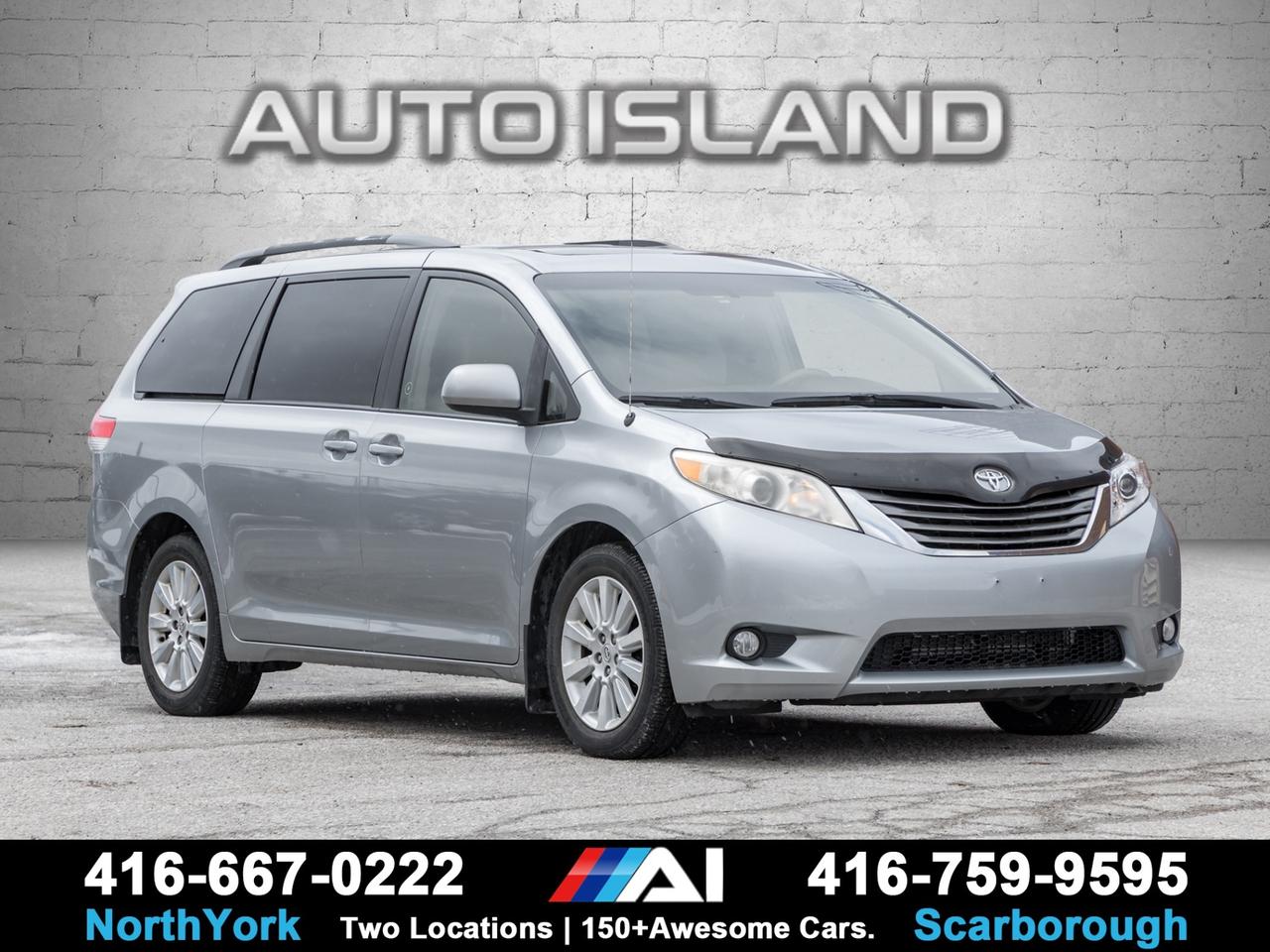 7 PASSENGER, LEATHER, SUNROOF, BACKUP CAMERA, POWER SLIDING DOORS, POWER TAILGATE, POWER SEAT, HEATED SEAT AND MORE OPTIONS. SUPER CLEAN AND EXCELLENT CONDITION!!    Auto Island Inc., North York  2555 Steeles Ave. West    www.autoislandinc.com     4.7 Google Rating and over 150 vehicles in stock, with more arriving daily! We take pride in offering top-quality vehicles and exceptional service. Our full-service mechanical shop is ready for all your maintenance needs, and every vehicle is professionally detailed and inspected – buy with confidence!    Payments as low as $0 down, up to 84 months, OAC. Good credit, bad credit, new credit? No problem – everyone’s approved! Easy online credit application available . Rates starting at 6.95% OAC – please call for details.    Please note: All prices are plus applicable taxes (HST) and licensing. No hidden surprises—just great vehicles and transparent deals. Certification is available for an additional $899. Without certification, as per OMVIC regulations, the vehicle is not drivable, not E-tested, and not certified.    Proudly serving the GTA and beyond: Peel, Halton, Brampton, Toronto, Burlington, Milton, Mississauga, Hamilton, Cambridge, London, Kitchener, Guelph, Orangeville, Newmarket, Barrie, Markham, Bolton, Caledon, Vaughan, Woodbridge, Etobicoke, Oakville, and more.    We carry all makes and models, including Mercedes, BMW, Audi, Jaguar, VW, Maserati, Porsche, Land Rover, Range Rover, Chrysler, Jeep, Honda, Toyota, Lexus, Infiniti, Acura, and more.