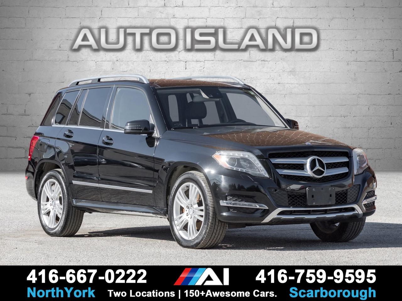 KEY HIGHLIGHTS / OPTIONS FOR A 2013 GLK 250     * Turbo Diesel Engine      * 4MATIC All-Wheel Drive      * Leather Upholstery      * Power Adjustable Front Seats      * Sunroof / Moonroof      * Navigation System      * Backup / Rear-View Camera      * Bluetooth Connectivity      * Dual-Zone Automatic Climate Control      * Premium Sound System      * Alloy Wheels      * Fog Lights      * Cruise Control      * Stability & Traction Control          Auto Island Inc., North York  2555 Steeles Ave. West    www.autoislandinc.com     4.7 Google Rating and over 150 vehicles in stock, with more arriving daily! We take pride in offering top-quality vehicles and exceptional service. Our full-service mechanical shop is ready for all your maintenance needs, and every vehicle is professionally detailed and inspected – buy with confidence!    Payments as low as $0 down, up to 84 months, OAC. Good credit, bad credit, new credit? No problem – everyone’s approved! Easy online credit application available . Rates starting at 6.95% OAC – please call for details.    Please note: All prices are plus applicable taxes (HST) and licensing. No hidden surprises—just great vehicles and transparent deals. Certification is available for an additional $899. Without certification, as per OMVIC regulations, the vehicle is not drivable, not E-tested, and not certified.    Proudly serving the GTA and beyond: Peel, Halton, Brampton, Toronto, Burlington, Milton, Mississauga, Hamilton, Cambridge, London, Kitchener, Guelph, Orangeville, Newmarket, Barrie, Markham, Bolton, Caledon, Vaughan, Woodbridge, Etobicoke, Oakville, and more.    We carry all makes and models, including Mercedes, BMW, Audi, Jaguar, VW, Maserati, Porsche, Land Rover, Range Rover, Chrysler, Jeep, Honda, Toyota, Lexus, Infiniti, Acura, and more.