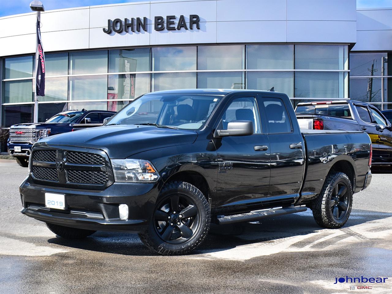 2019 Ram 1500 Classic ST      *BACK-UP CAMERA*, *LOCAL TRADE*, *GM FACTORY CERTIFIED*, *MARKET VALUE PRICING*, *ONE OWNER*, *CLEAN CARFAX REPORT*.      Recent Arrival!    Pentastar 3.6L V6 VVT 8-Speed Automatic 4WD  Odometer is 24269 kilometers below market average!    Certified. Certification Program Details: * 3.99% APR Financing on Select Models for 24mo* of PreOwned Vehicles * 3-month or 5,000 kilometres Comprehensive Limited Warranty Coverage * 24/7 Roadside Assistance * CARFAX® Vehicle History Report Sirius XM 3 months prepaid service * 150-Point Inspection * 30 Days or 2,500 kilometres exchange privilege SEE DEALER FOR ADDITIONAL DETAILS      John Bear Buick GMC offers many automotive products and services. When you visit our store, what you can expect is quality both in our selection of pre-owned vehicles and from our world-class sales team. We offer Market Based Pricing with some of the best value in the Niagara region.