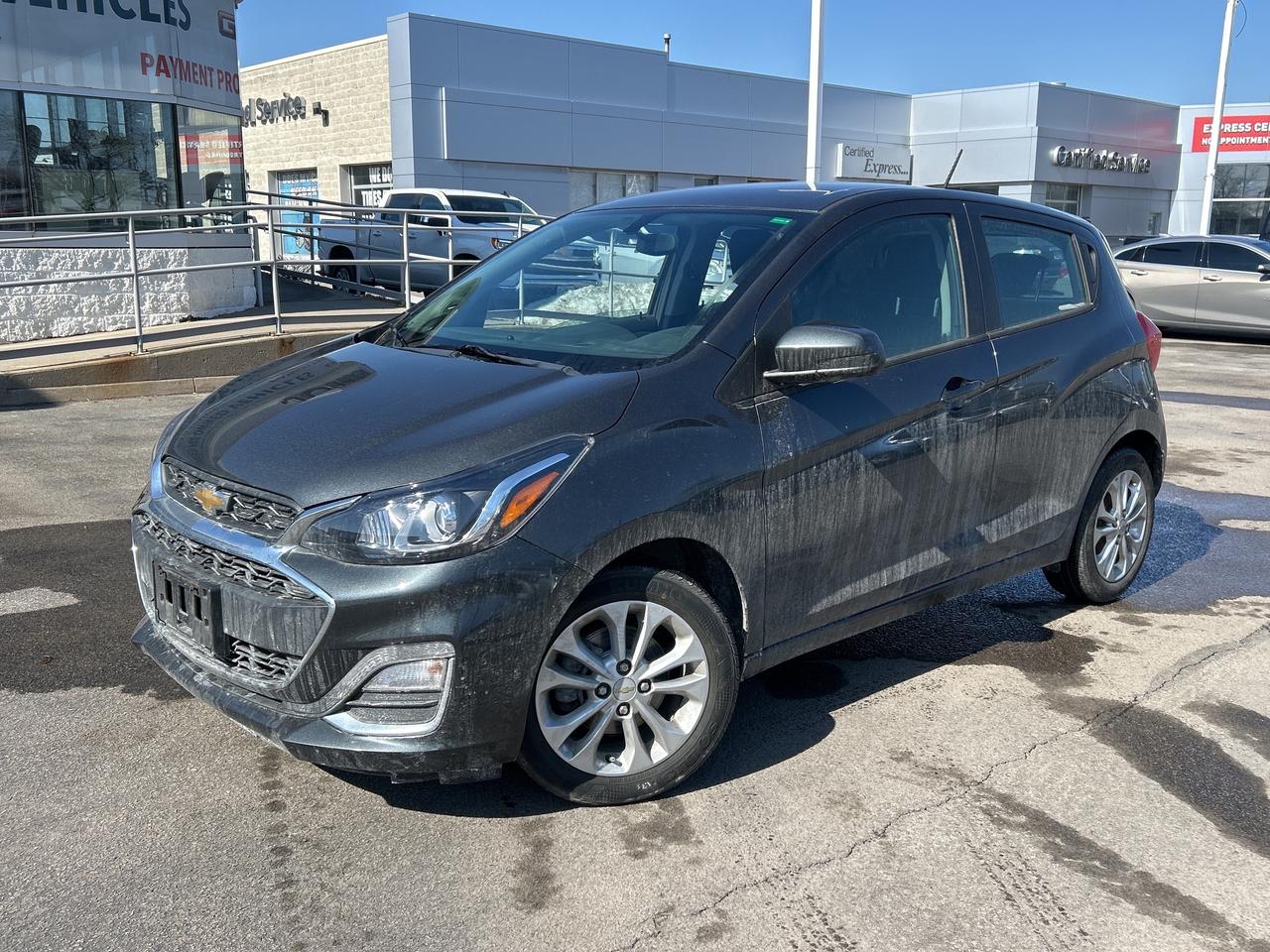 2020 Chevrolet Spark 1LT      *WINTER TIRES*, *BACK-UP CAMERA*, *NOT A RENTAL*, *LOCAL TRADE*, *MARKET VALUE PRICING*.      Recent Arrival!    1.4L DOHC CVT FWD  Odometer is 25132 kilometers below market average!    Certified. Certification Program Details: * 3.99% APR Financing on Select Models for 24mo* of PreOwned Vehicles * 3-month or 5,000 kilometres Comprehensive Limited Warranty Coverage * 24/7 Roadside Assistance * CARFAX® Vehicle History Report Sirius XM 3 months prepaid service * 150-Point Inspection * 30 Days or 2,500 kilometres exchange privilege SEE DEALER FOR ADDITIONAL DETAILS      John Bear Buick GMC offers many automotive products and services. When you visit our store, what you can expect is quality both in our selection of pre-owned vehicles and from our world-class sales team. We offer Market Based Pricing with some of the best value in the Niagara region.