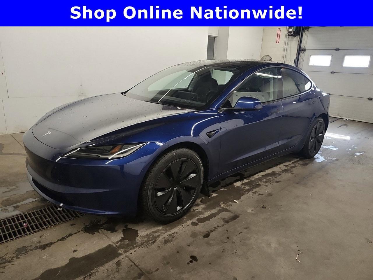 2025 Tesla Model 3 Premium -- next-gen Highland refresh, 57,850 km, Deep Blue Metallic.
Ambient lighting, upgraded audio, rear passenger screen. Latest Tesla design -- already priced below new. Clean CARFAX.

QUICK FACTS
KM / Colour / Drive: 57,850 km | Deep Blue Metallic | All-Wheel Drive
Autopilot: Included standard | FSD-capable -- subscription required ($99/month via Tesla app)
Factory Spec Range: 557 km (EPA official rating -- 2025 Model 3 Long Range AWD Highland)
Battery Health: Verified
Warranty: Remaining Tesla factory warranty may apply | Planet Motors EV Extended Plan available OAC
CARFAX: CLEAN -- No accidents reported | Non-smoker confirmed
Interior: Black Leather

CONDITION

Planet Motors Near-New Certified -- mechanically inspected,
professionally detailed, cosmetic damage-free.


*** PLANET MOTORS DIFFERENCE - PEACE OF MIND PRICING! ***

CASH PRICE = FINANCE PRICE = THE SAME PRICE!
>>> NO HIDDEN CHARGES - NO CASH SURCHARGES! <
While 99% of dealers charge $1,000-$2,500 EXTRA for cash purchases,
at Planet Motors you pay THE SAME PRICE whether you pay cash or finance!

WHY CHOOSE PLANET MOTORS?
* TRUE TRANSPARENT PRICING - What you see is what you pay
* NO CASH PENALTIES - Pay however you want, same price
* NO FINANCE PRESSURE - Choose whats best for YOU
* HONEST PRICING - No games, no tricks, no surprises
* PEACE OF MIND - Buy with confidence

The price you see is the price you pay - PERIOD.
Cash, finance, bank draft - your choice, same great price!


VEHICLE CERTIFICATION & PRICING

CERTIFICATION STATUS:
As per OMVIC regulations, this vehicle is not certified and not drivable.
> Certification Available: $595 + HST (complete safety inspection included)
> Your Choice: Arrange your own certification at any licensed Ontario facility

WHAT YOU SEE IS WHAT YOU PAY:
- Advertised price is the REAL PRICE (cash or finance - same!)
- Does not include HST (13%) and licensing fees
- Optional certification: $595 + HST
- Buy online or visit us at PlanetMotors.ca


TRADE-IN YOUR VEHICLE - GET PAID IN 48 HOURS!

Our Instant Cash Offer (ICO) program:
* Fair market value - no lowball offers
* Payment in 48 hours - guaranteed
* No haggling, no pressure
* We buy your car even if youre not buying from us

Text 416-985-2277 or visit PlanetMotors.ca for your instant offer.


IMPORTANT INFORMATION

CASH vs FINANCE - YOUR CHOICE, SAME PRICE:
Planet Motors does not charge extra for cash purchases.
Whether you pay cash, finance, or bank draft - you pay the
advertised price. No surcharges. No exceptions.

GENERAL TERMS:
- Pricing for retail customers (dealer/rental pricing may differ)
- Photos may not reflect exact specifications - verify before purchase
- Large payments ($5,000+) subject to approval for security purposes
- Financing available - competitive rates (O.A.C.)
- All information accurate at time of posting, subject to change


Experience the Planet Motors Difference!
PlanetMotors.ca | 416-985-2277
30 Major Mackenzie Dr E, Richmond Hill, ON | OMVIC #5482807