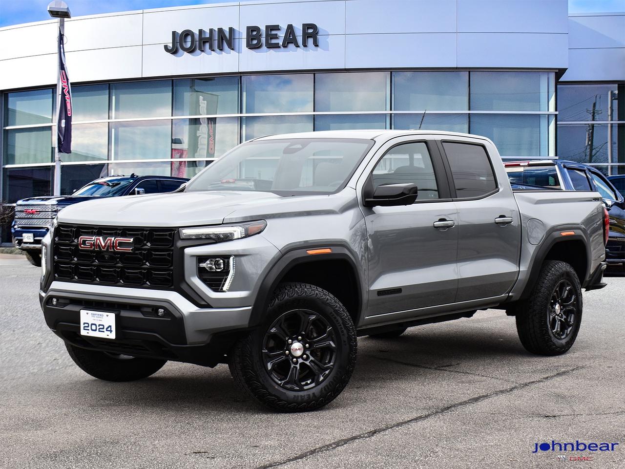 2024 GMC Canyon Elevation      *REMOTE START*, *SUNROOF*, *BACK-UP CAMERA*, *NOT A RENTAL*, *LOCAL TRADE*, *GM FACTORY CERTIFIED*, *MOONROOF*, *MARKET VALUE PRICING*, *ONE OWNER*, *CLEAN CARFAX REPORT*, TRAILER BRAKE CONTROLLER, ADAPTIVE CRUISE CONTROL, 4WD.    New Price!      2.7L I4 Turbocharged DOHC 16V LEV3-SULEV30 310hp 8-Speed Automatic 4WD      Certified. Certification Program Details: * 3.99% APR Financing on Select Models for 24mo* of Pre-Owned Vehicles * 3-month or 5,000 kilometres Comprehensive Limited Warranty Coverage * 24/7 Roadside Assistance * CARFAX® Vehicle History Report Sirius XM 3 months prepaid service * 150-Point Inspection * 30 Days or 2,500 kilometres exchange privilege SEE DEALER FOR ADDITIONAL DETAILS      John Bear Buick GMC offers many automotive products and services. When you visit our store, what you can expect is quality both in our selection of pre-owned vehicles and from our world-class sales team. We offer Market Based Pricing with some of the best value in the Niagara region.