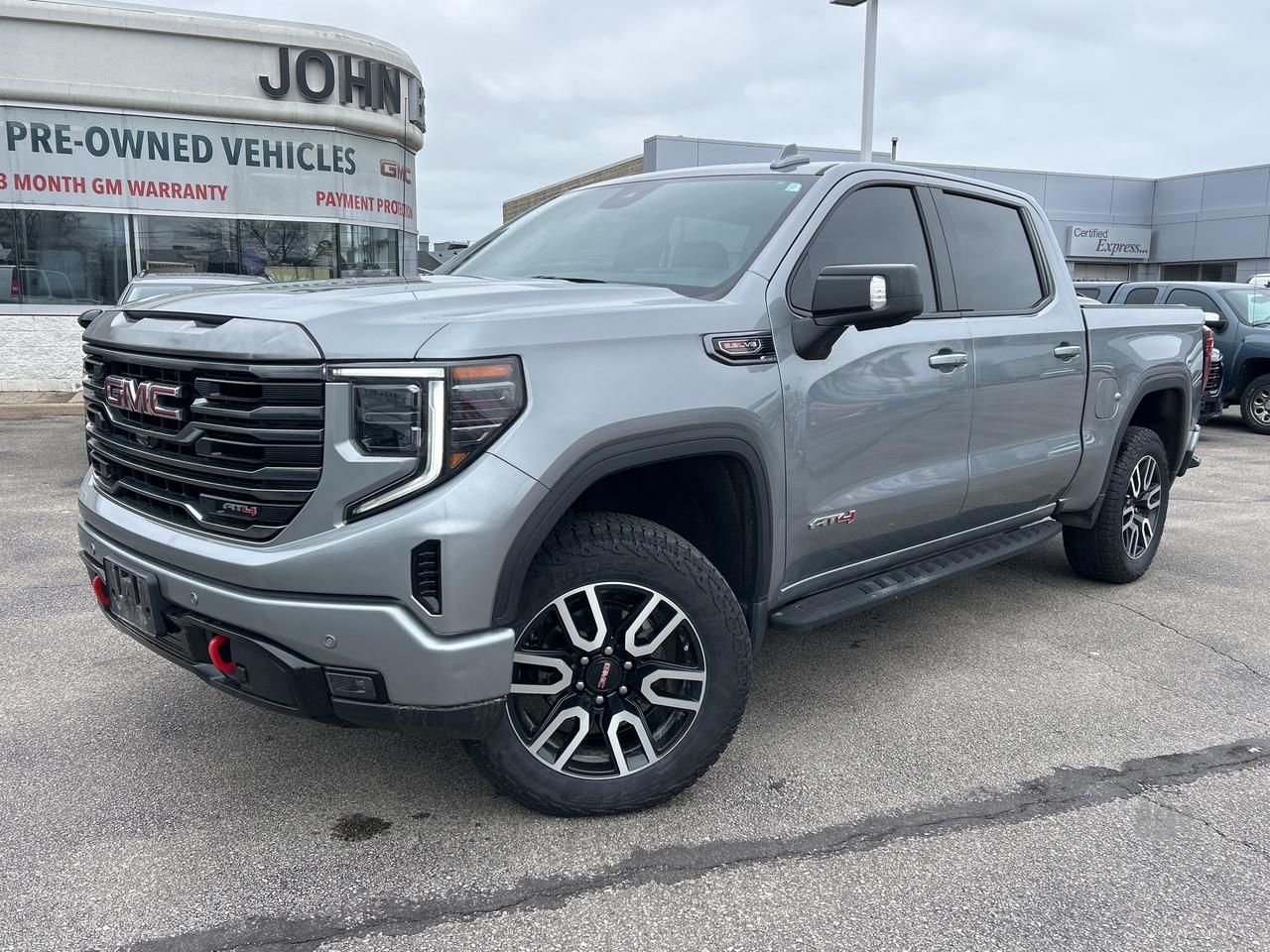 2024 GMC Sierra 1500 AT4      10-Speed Automatic, 4WD, Jet Black With Kalahari Accents Leather.      Recent Arrival!    EcoTec3 6.2L V8 10-Speed Automatic 4WD      John Bear Buick GMC offers many automotive products and services. When you visit our store, what you can expect is quality both in our selection of pre-owned vehicles and from our world-class sales team. We offer Market Based Pricing with some of the best value in the Niagara region.