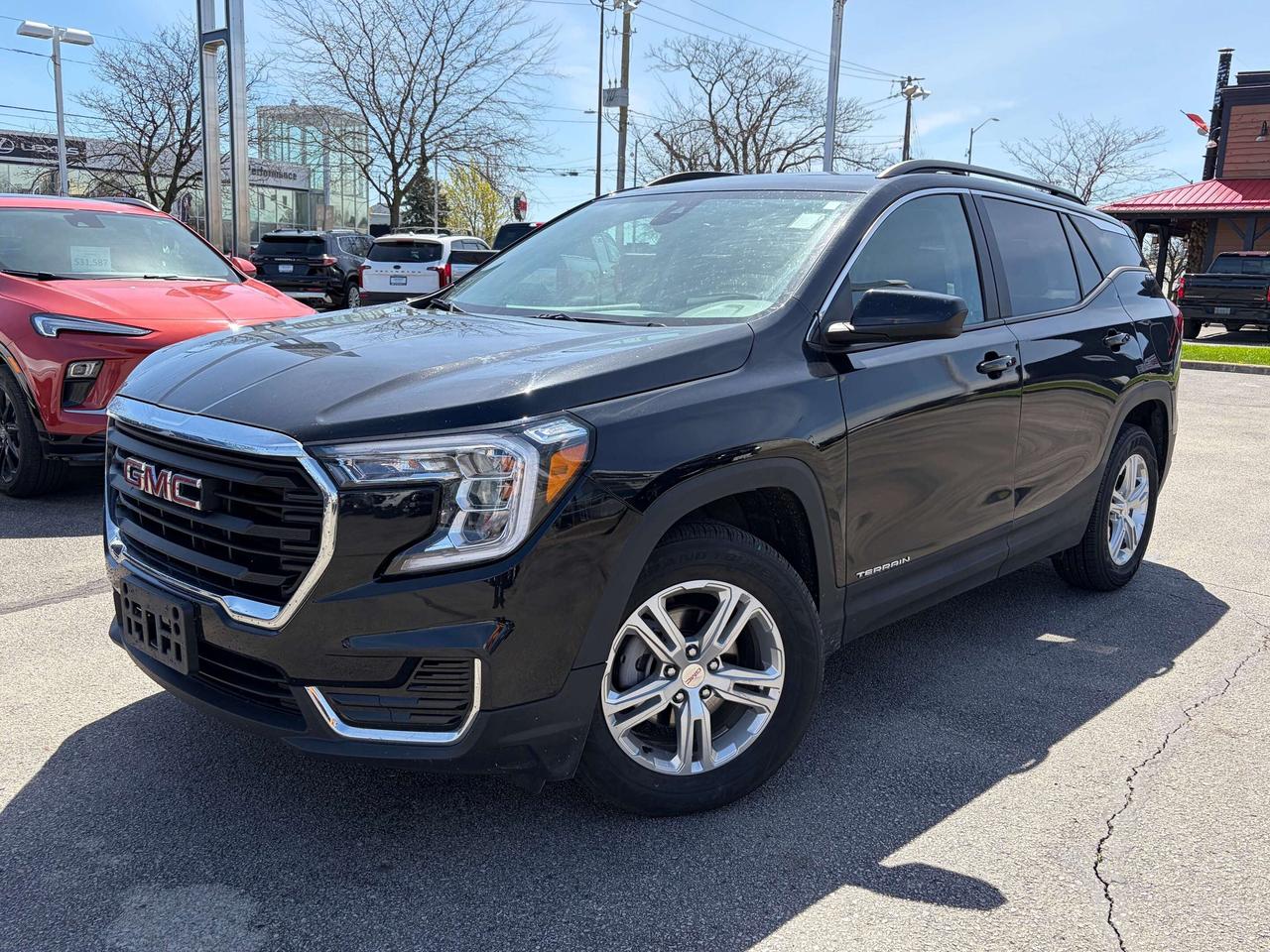 2024 GMC Terrain SLE      *REMOTE START*, *BACK-UP CAMERA*, *GM FACTORY CERTIFIED*, *MARKET VALUE PRICING*, PREVIOUS DAILY RENTAL BALANCE OF FACTORY WARRANTY, AWD.      Recent Arrival!    1.5L DOHC 9-Speed Automatic AWD      Certified. Certification Program Details: * 3.99% APR Financing on Select Models for 24mo* of PreOwned Vehicles * 3-month or 5,000 kilometres Comprehensive Limited Warranty Coverage * 24/7 Roadside Assistance * CARFAX® Vehicle History Report Sirius XM 3 months prepaid service * 150-Point Inspection * 30 Days or 2,500 kilometres exchange privilege SEE DEALER FOR ADDITIONAL DETAILS      John Bear Buick GMC offers many automotive products and services. When you visit our store, what you can expect is quality both in our selection of pre-owned vehicles and from our world-class sales team. We offer Market Based Pricing with some of the best value in the Niagara region.